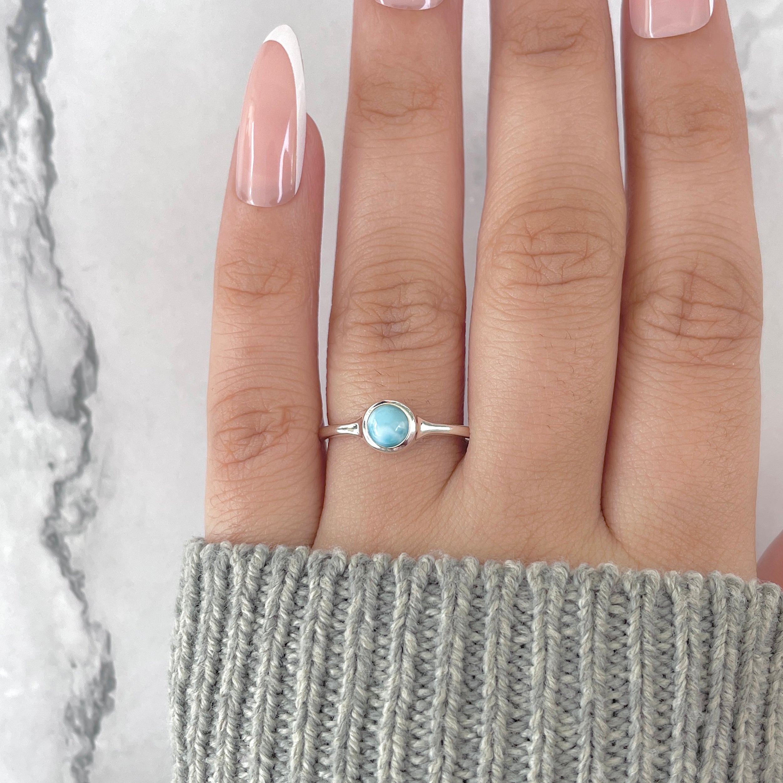 Larimar Ring-(LAR-RDR-2528.)