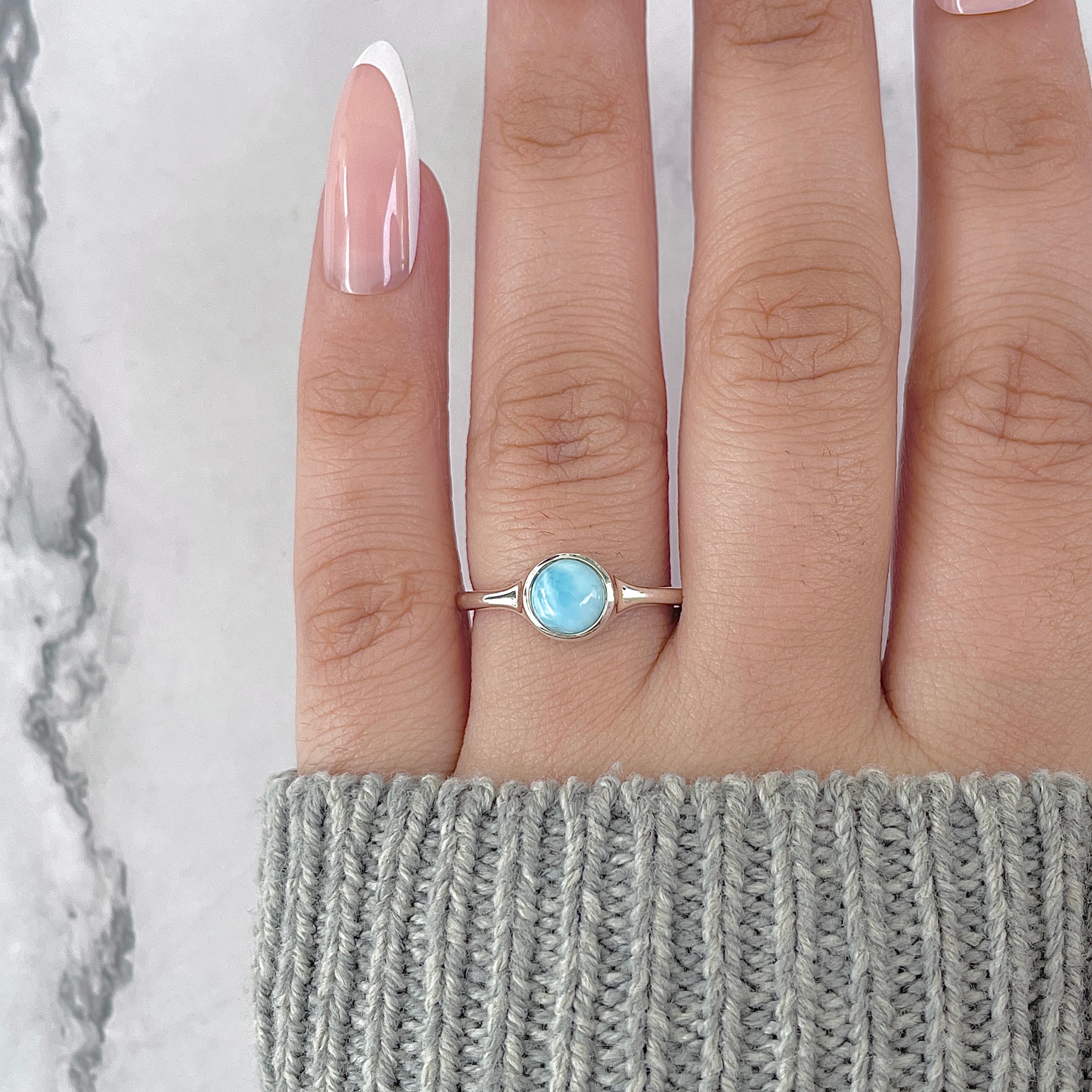 Larimar Ring-(LAR-RDR-2529.)