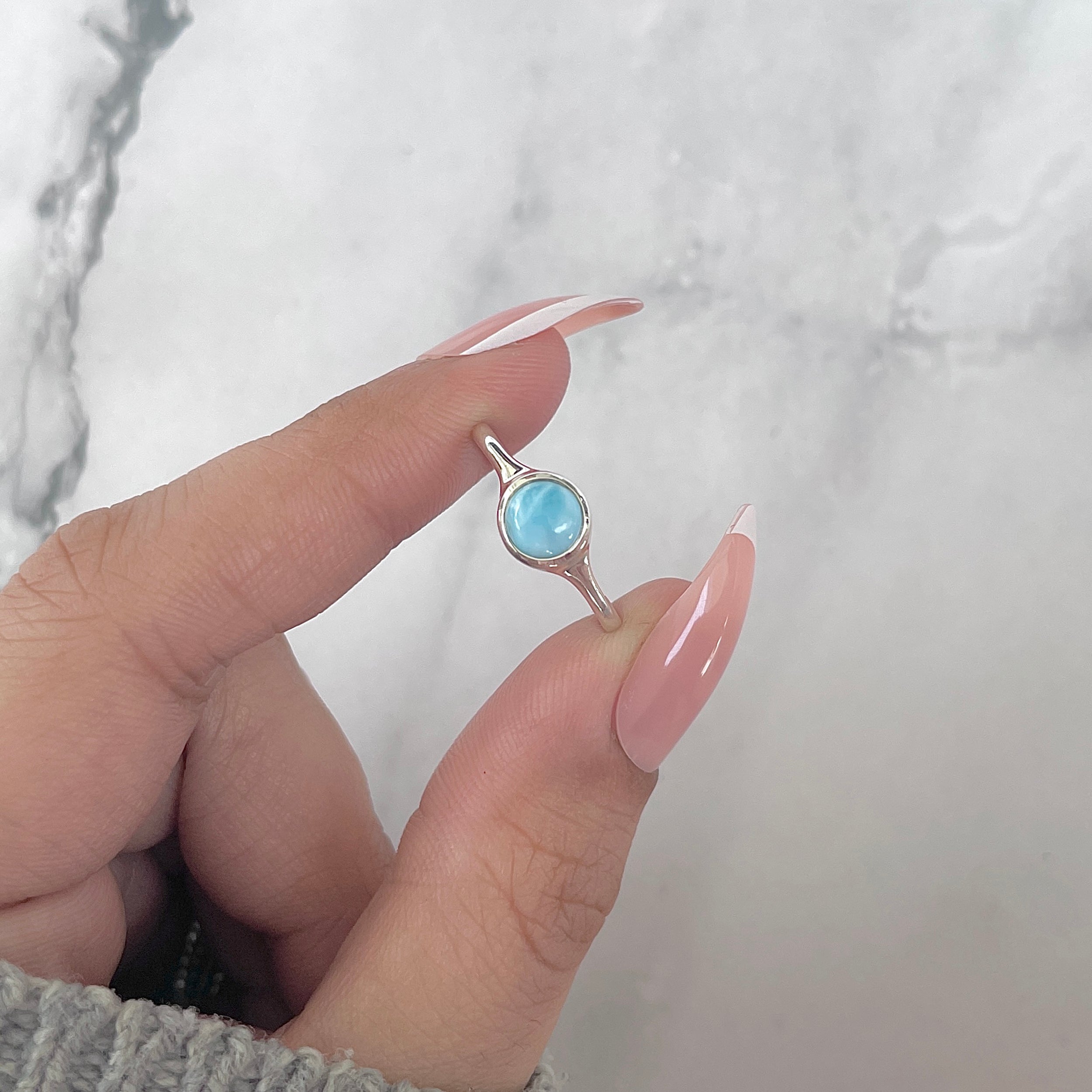 Larimar Ring-(LAR-RDR-2529.)