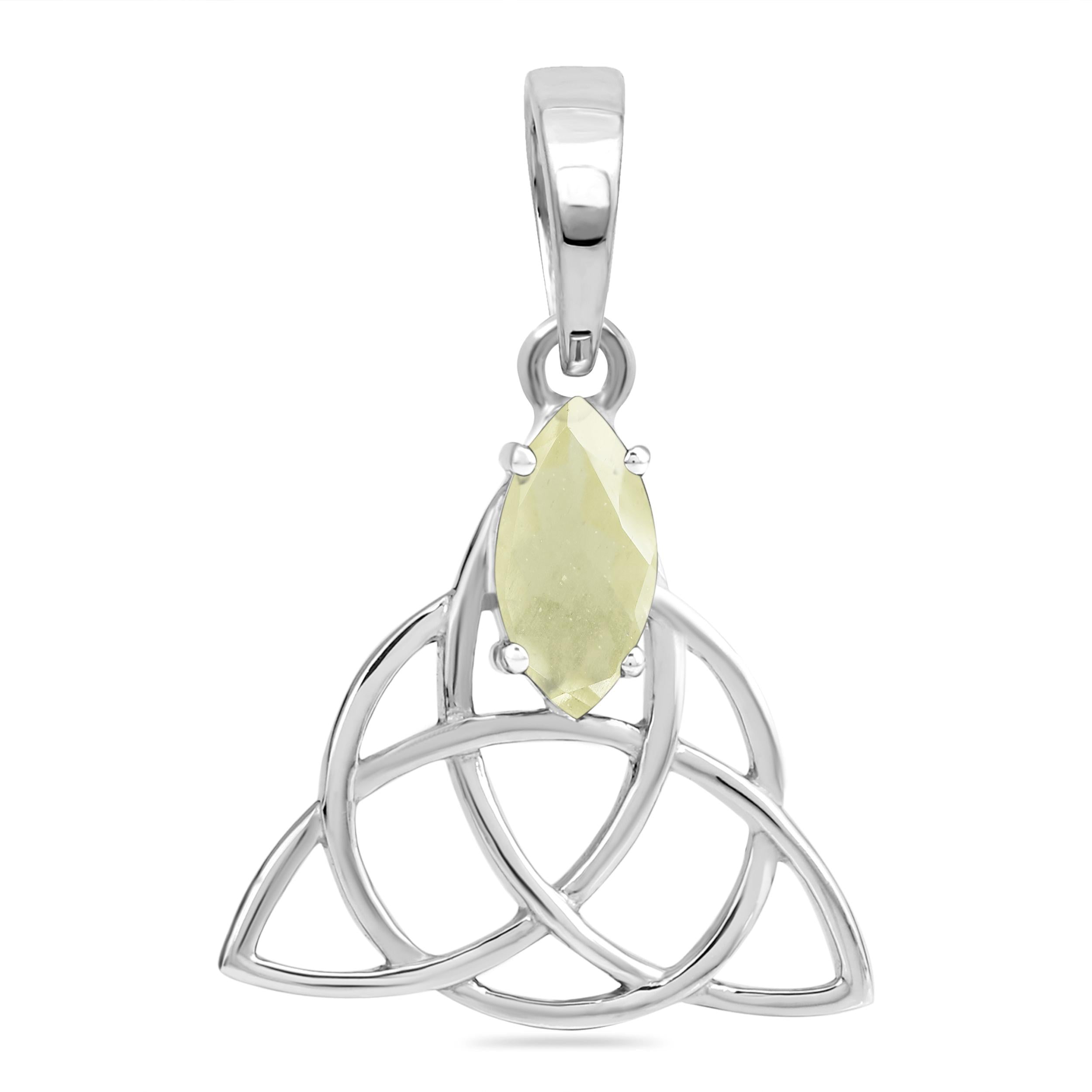 libyan-desert-glass-triquetra-pendant-ldg-rdn-161