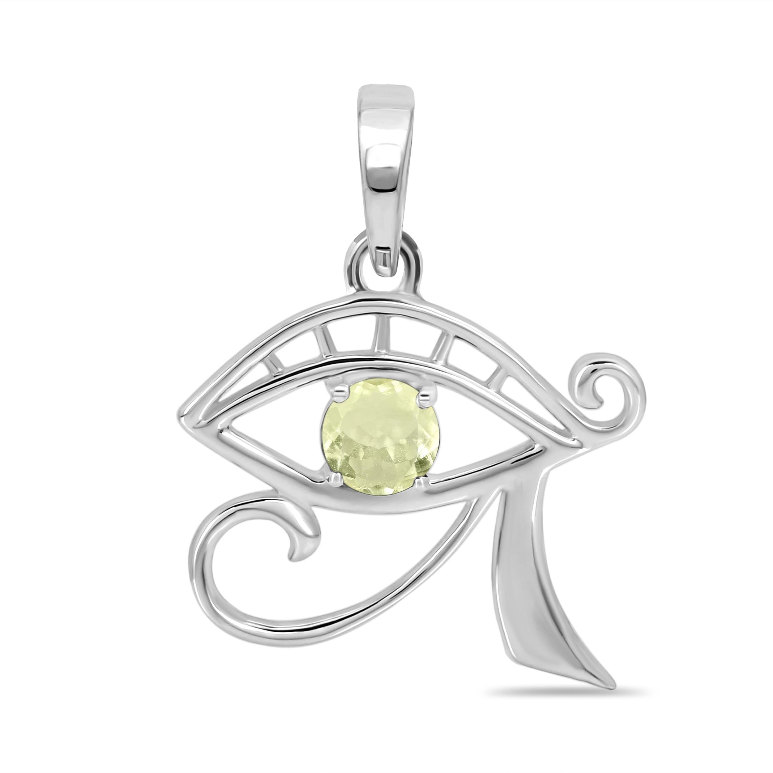 libyan-desert-glass-eye-of-horus-pendant-ldg-rdn-173