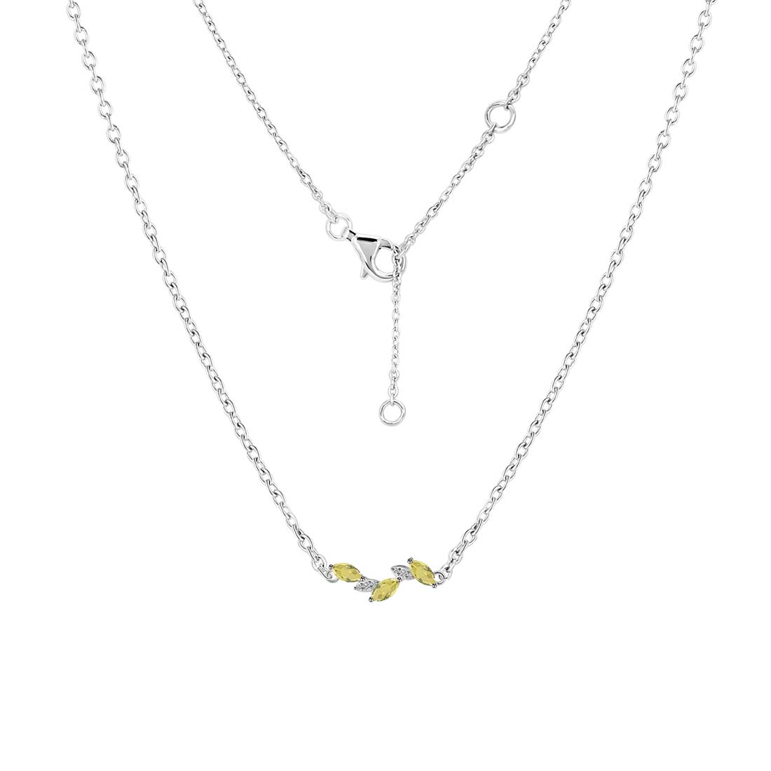 lemon-quartz-white-topaz-necklace-lem-rdn-460