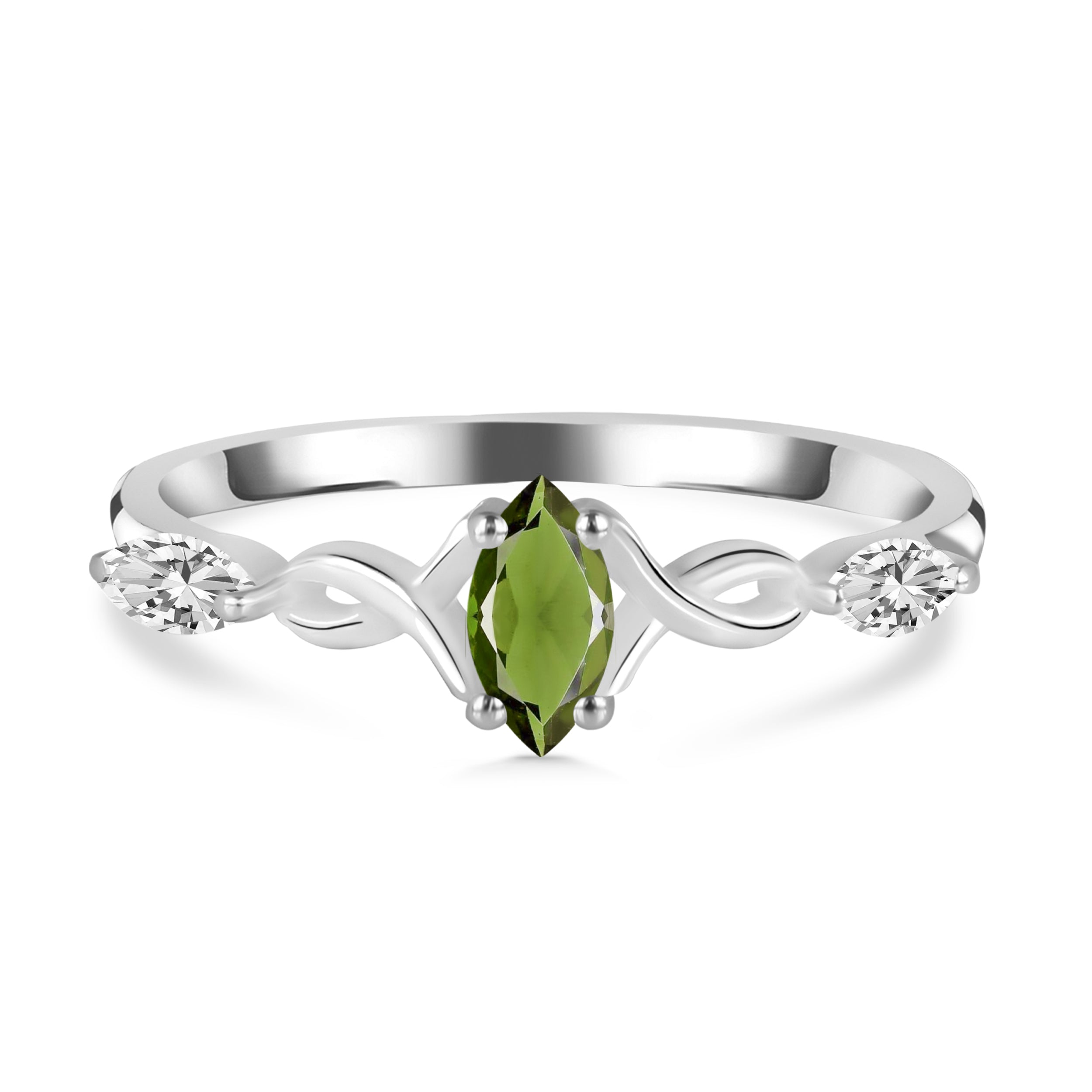Moldavite Ring-(MLD-RDR-2663.)