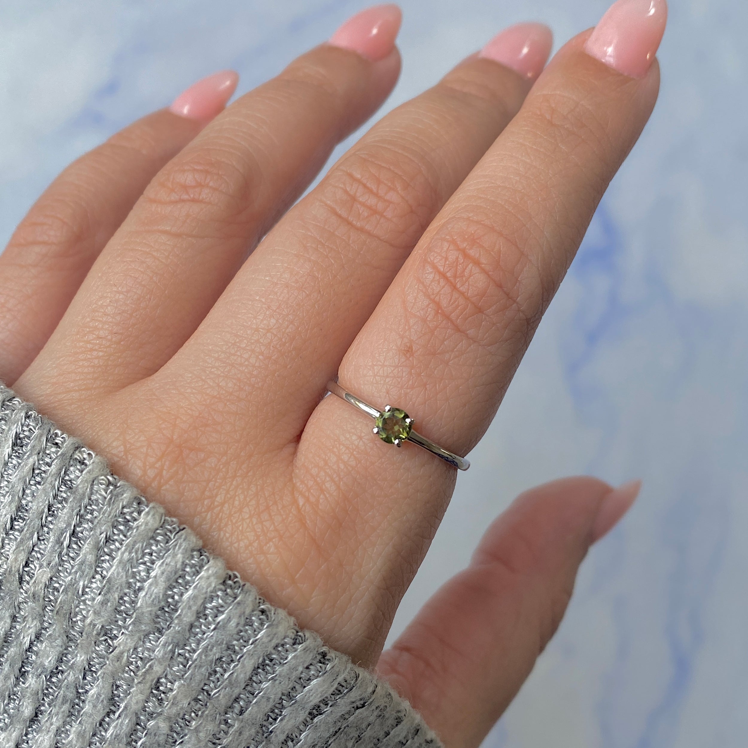 Moldavite Ring-(MLD-RDR-2462.)