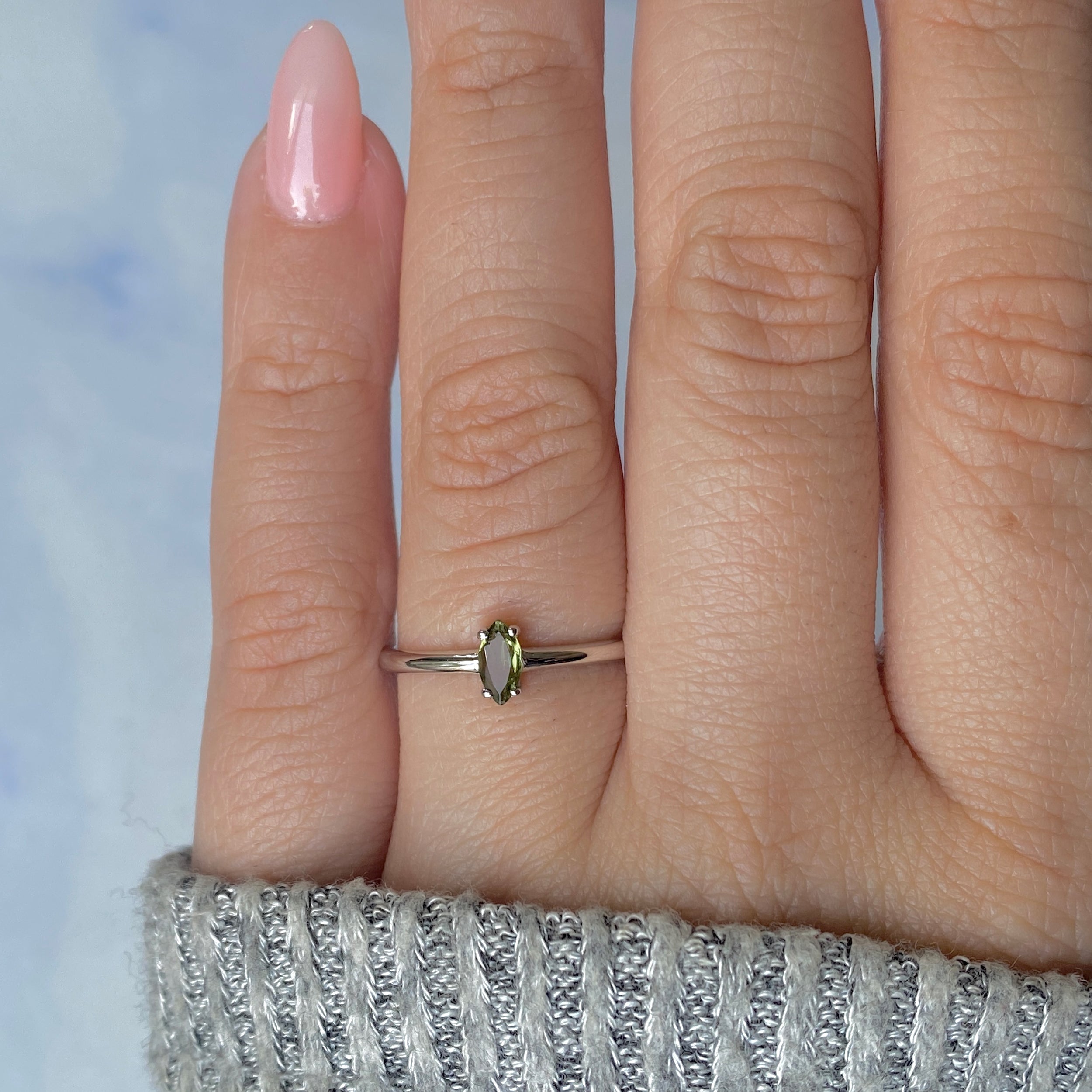 Moldavite Ring-(MLD-RDR-2468.)