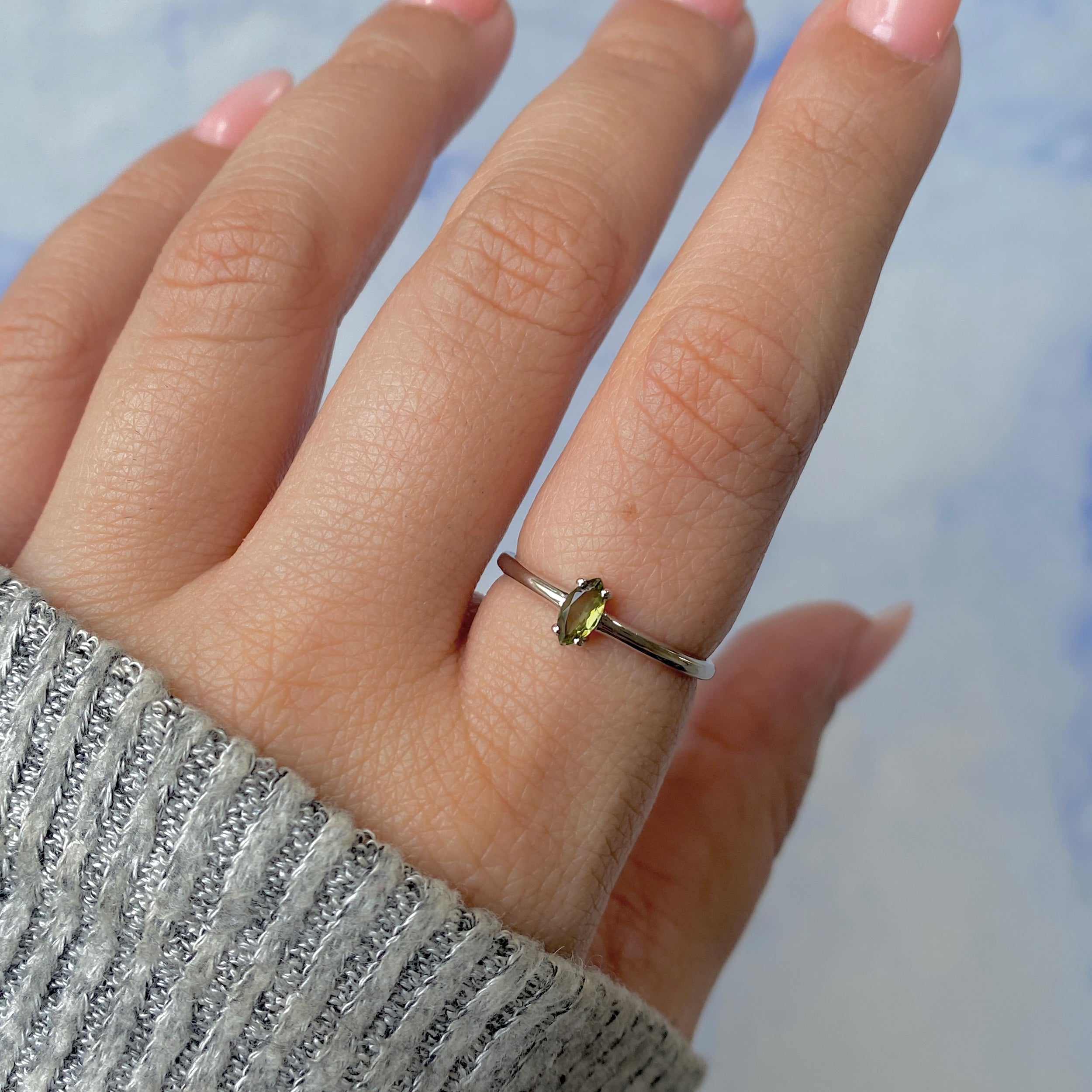 Moldavite Ring-(MLD-RDR-2468.)