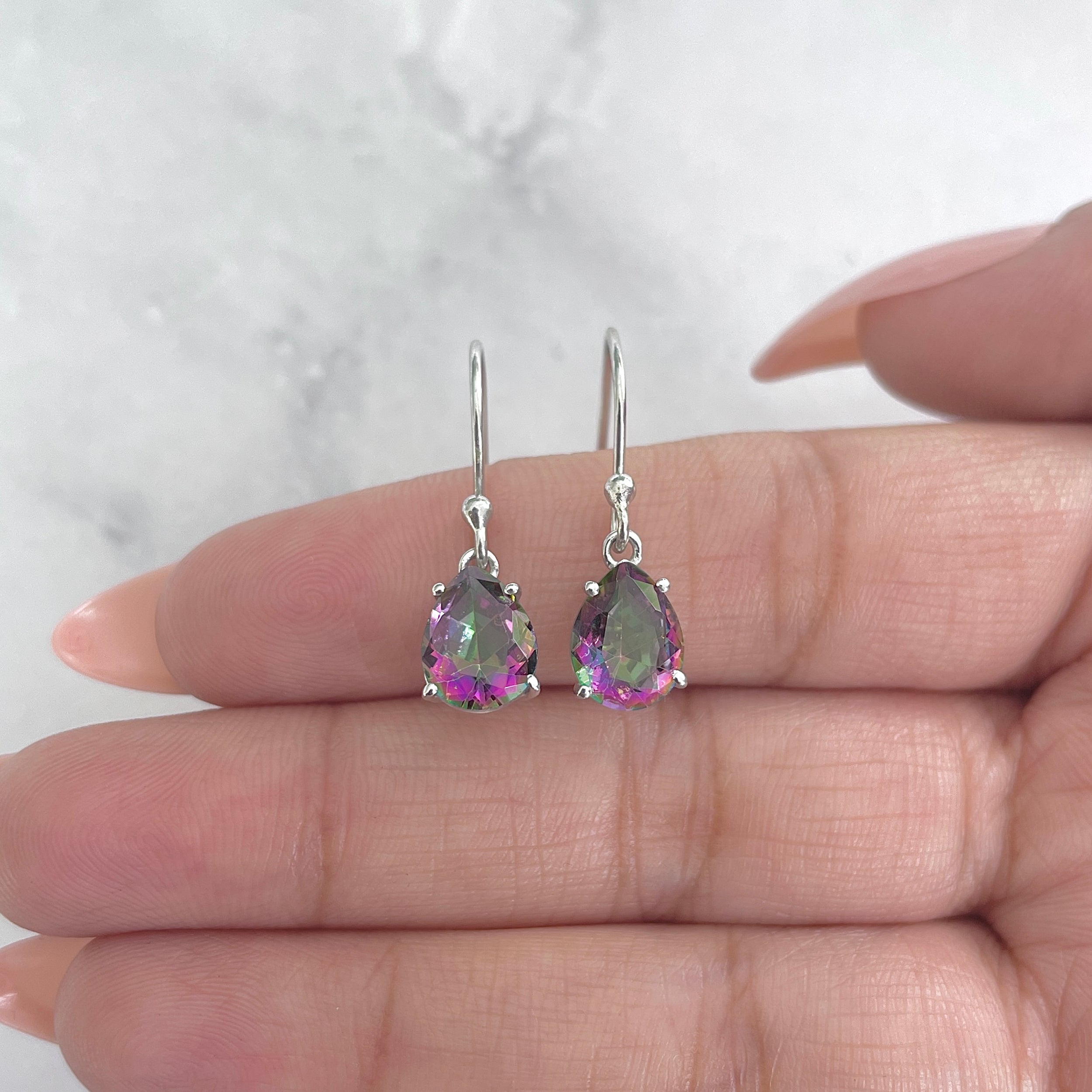 Mystic Topaz Earring-(MST-RDE-981.)
