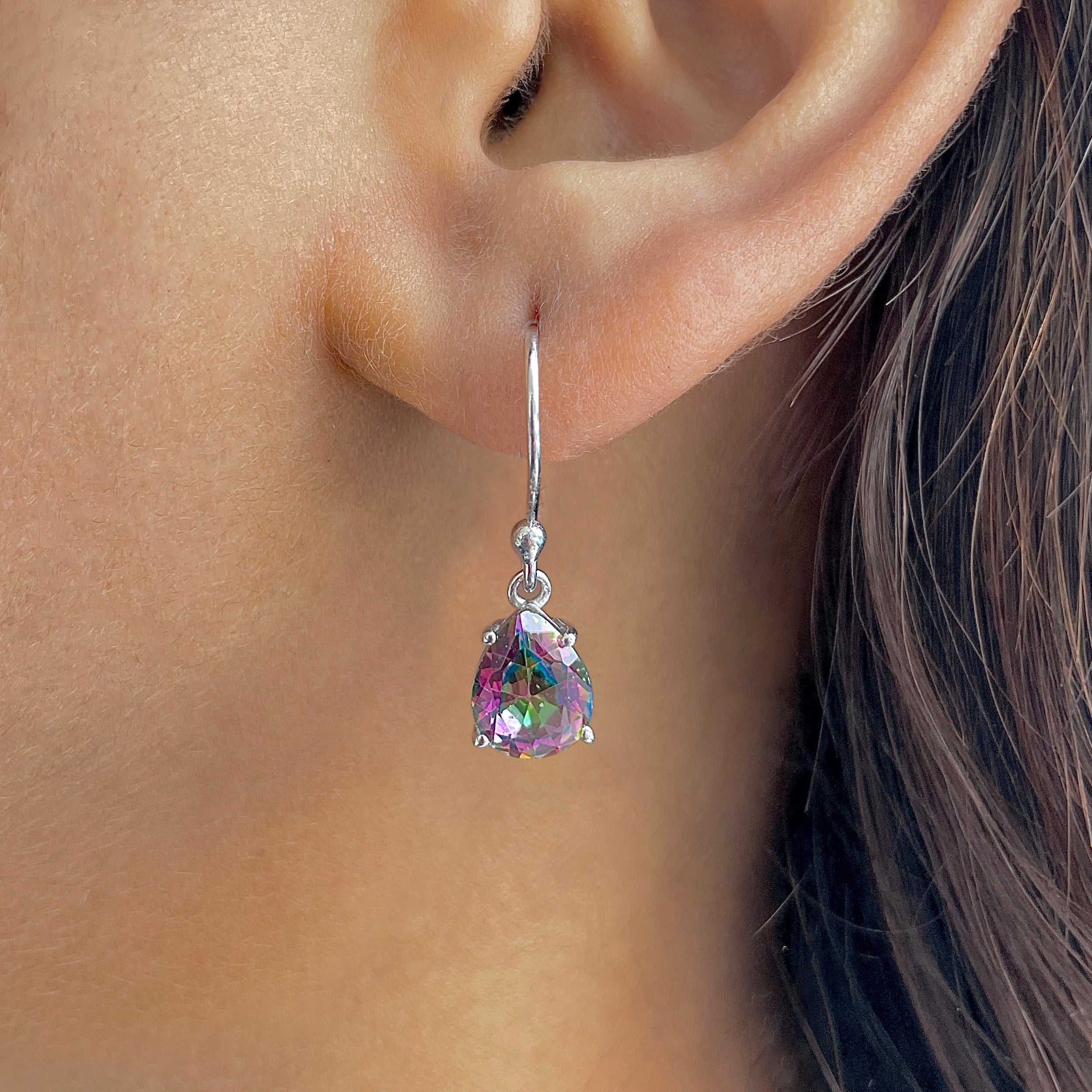 Mystic Topaz Earring-(MST-RDE-981.)