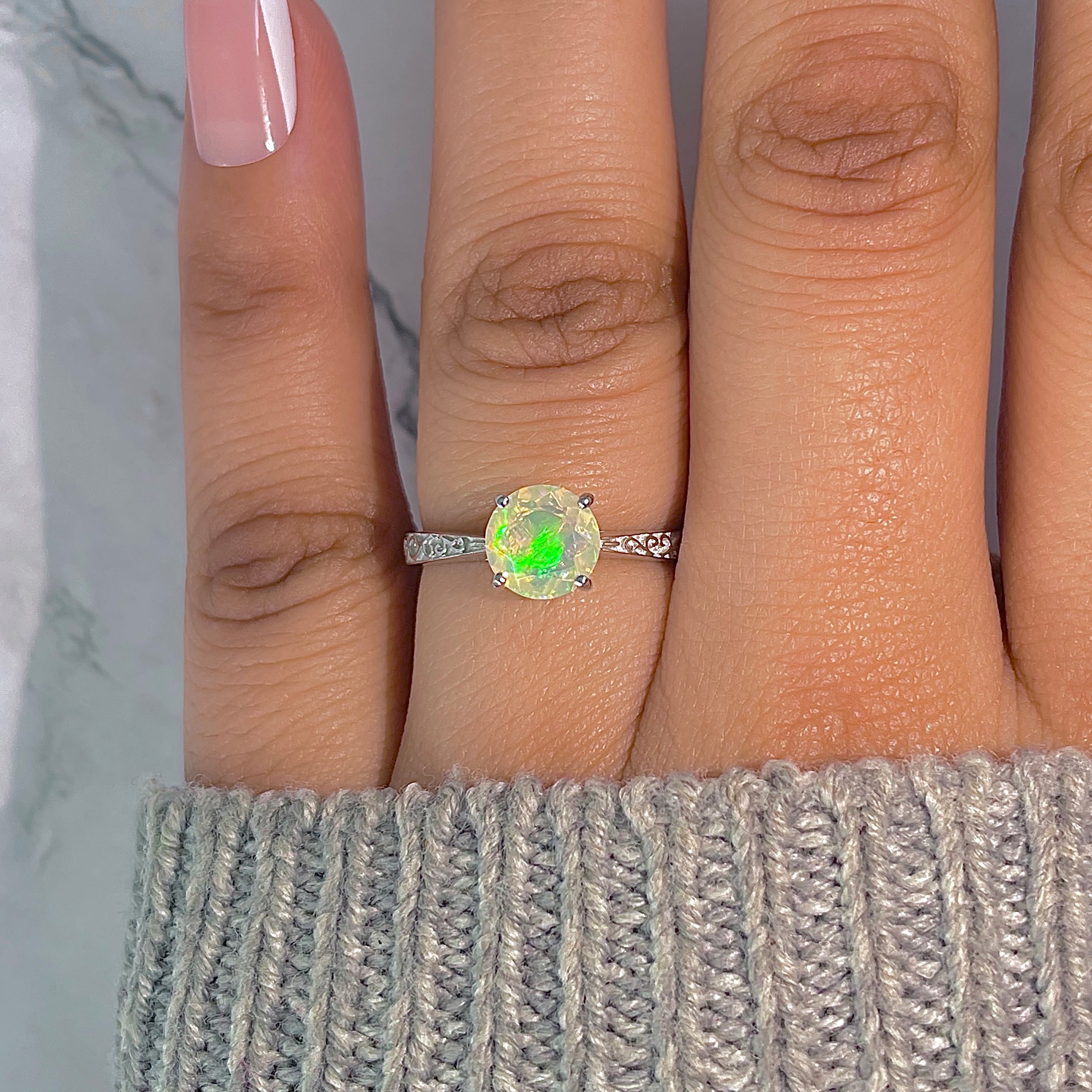 Opal Ring-(OPL-RDR-1931.)