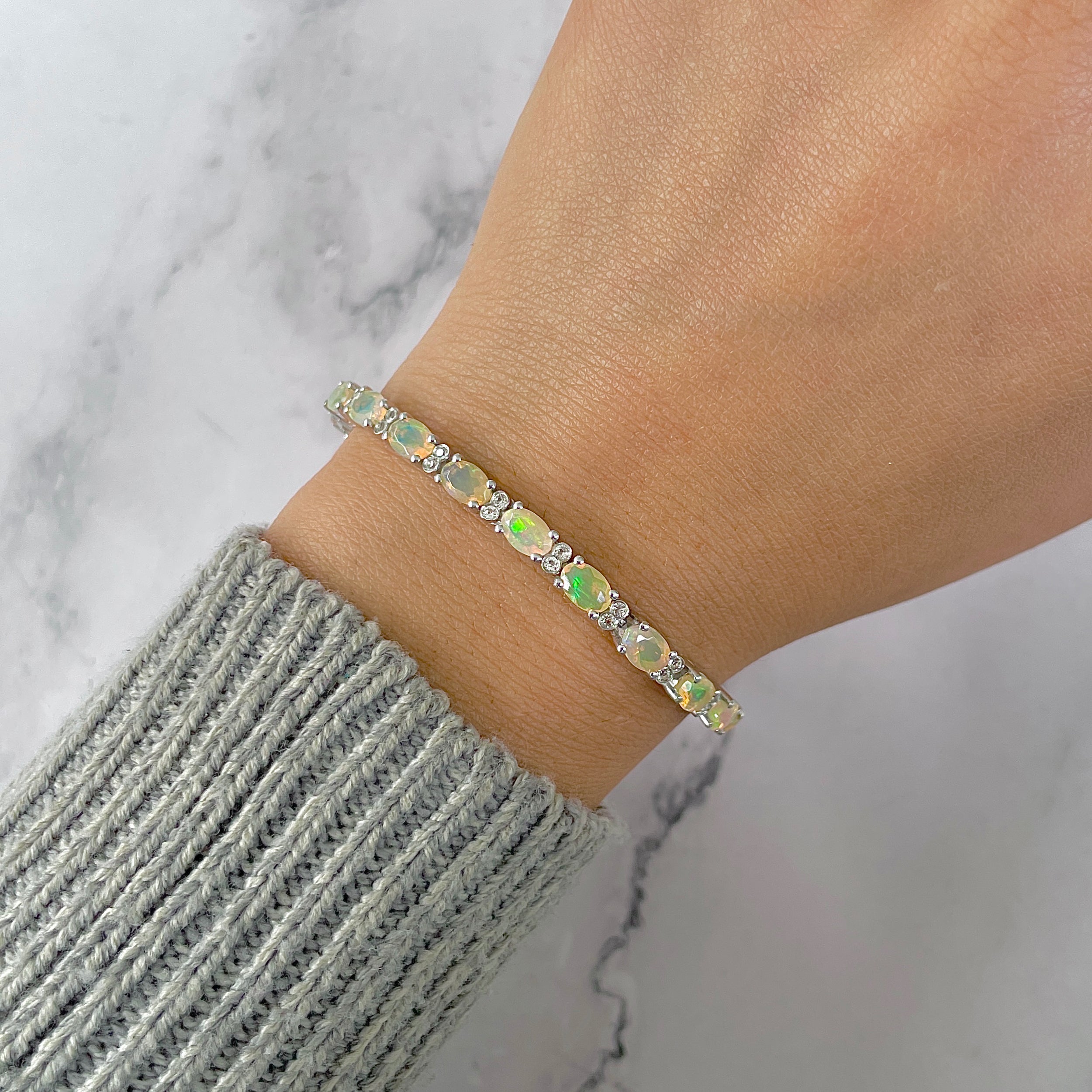 Opal Bracelet-(OPL-RDB-109.)