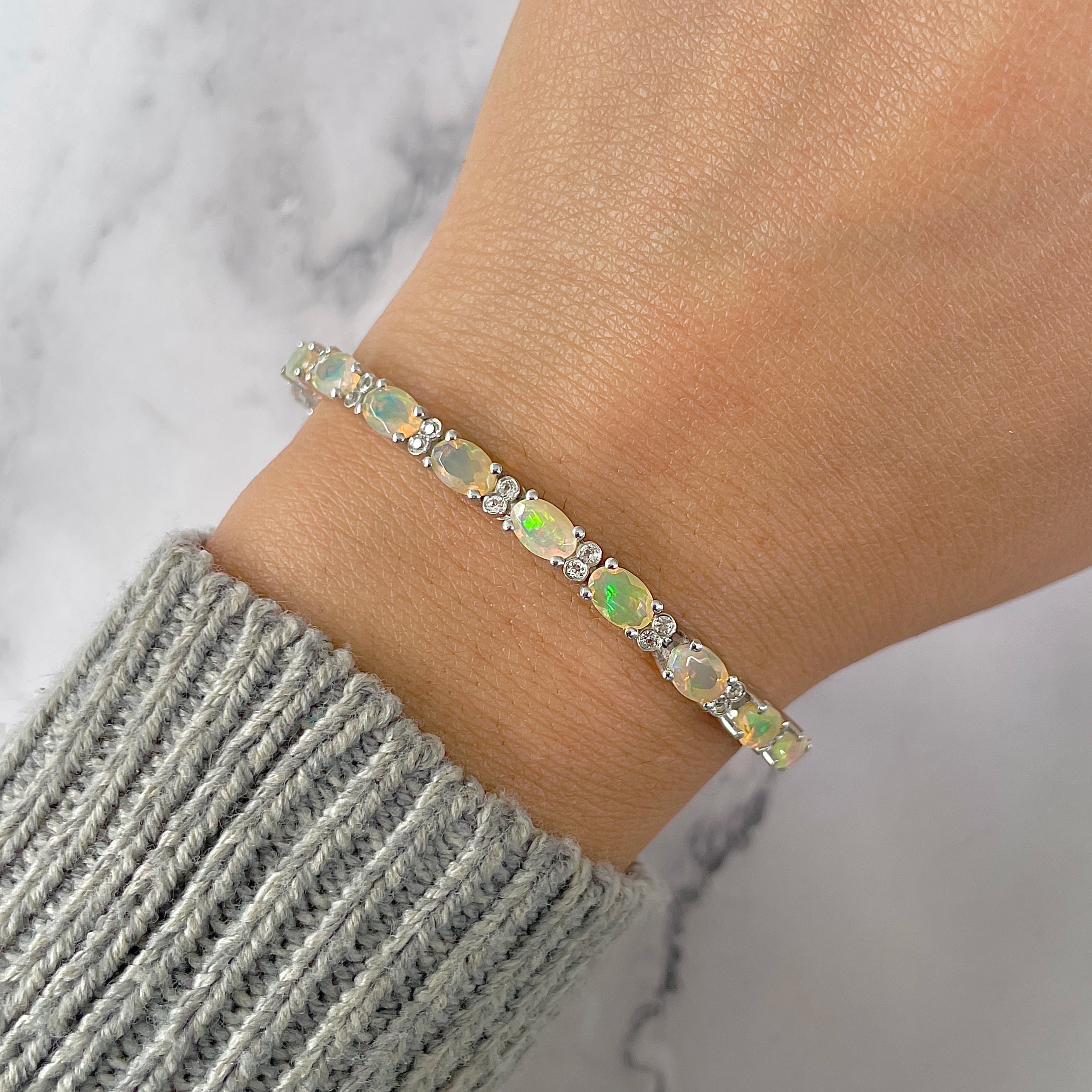 Opal Bracelet-(OPL-RDB-109.)