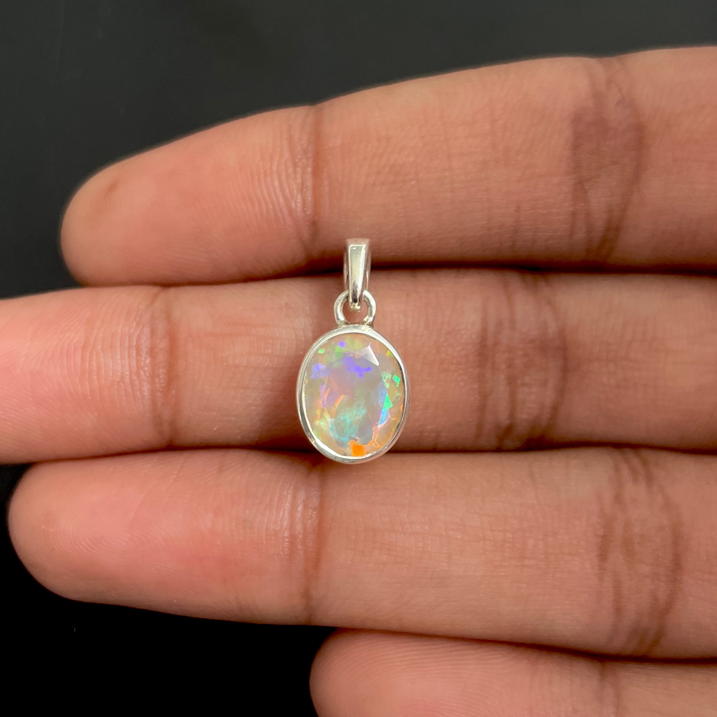 Opal Pendant-(OPL-RDP-734.)