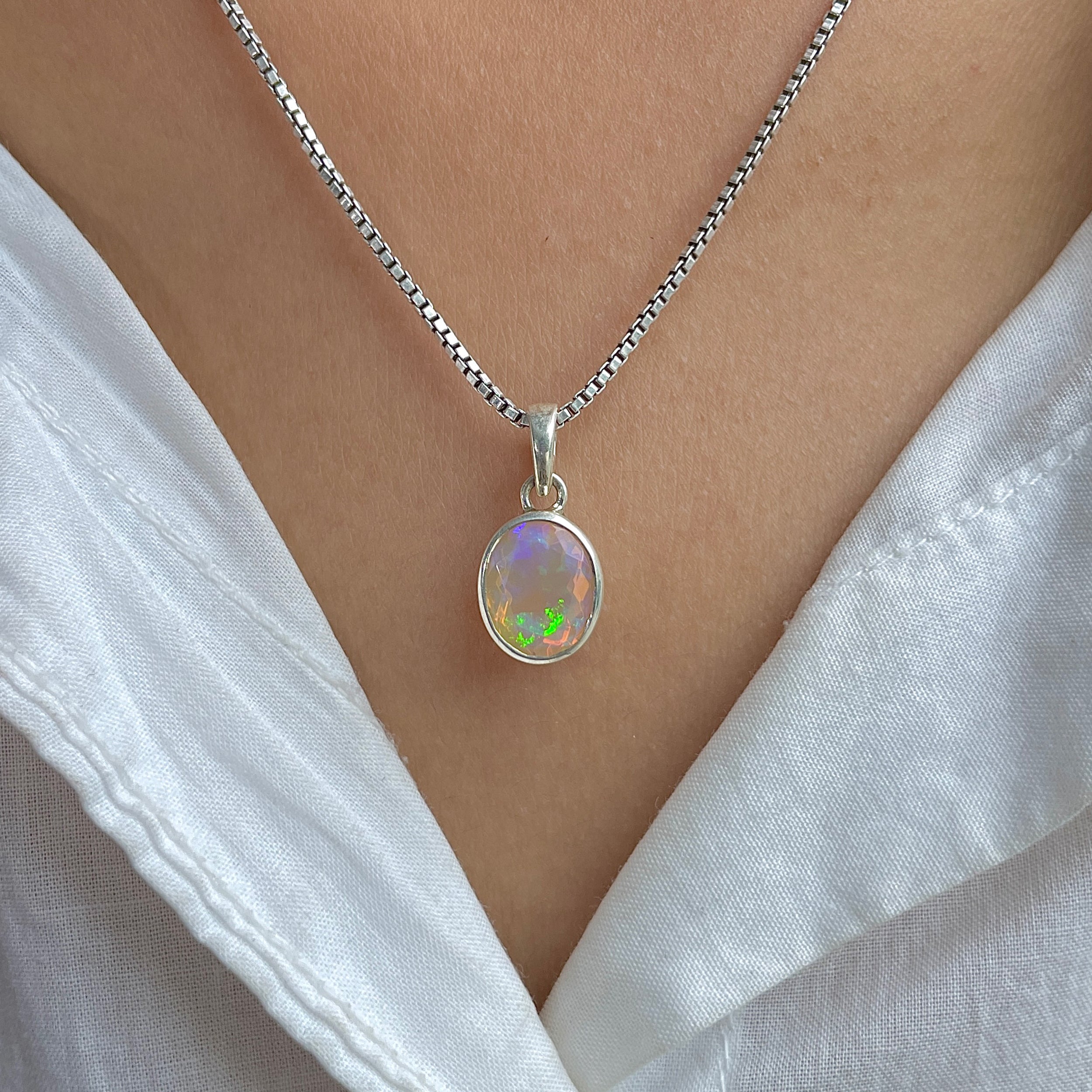 Opal Pendant-(OPL-RDP-734.)