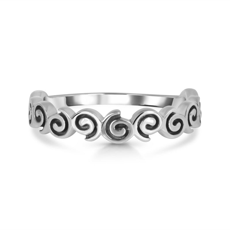 Plain Silver Band Ring-(PS-RDR-547.)