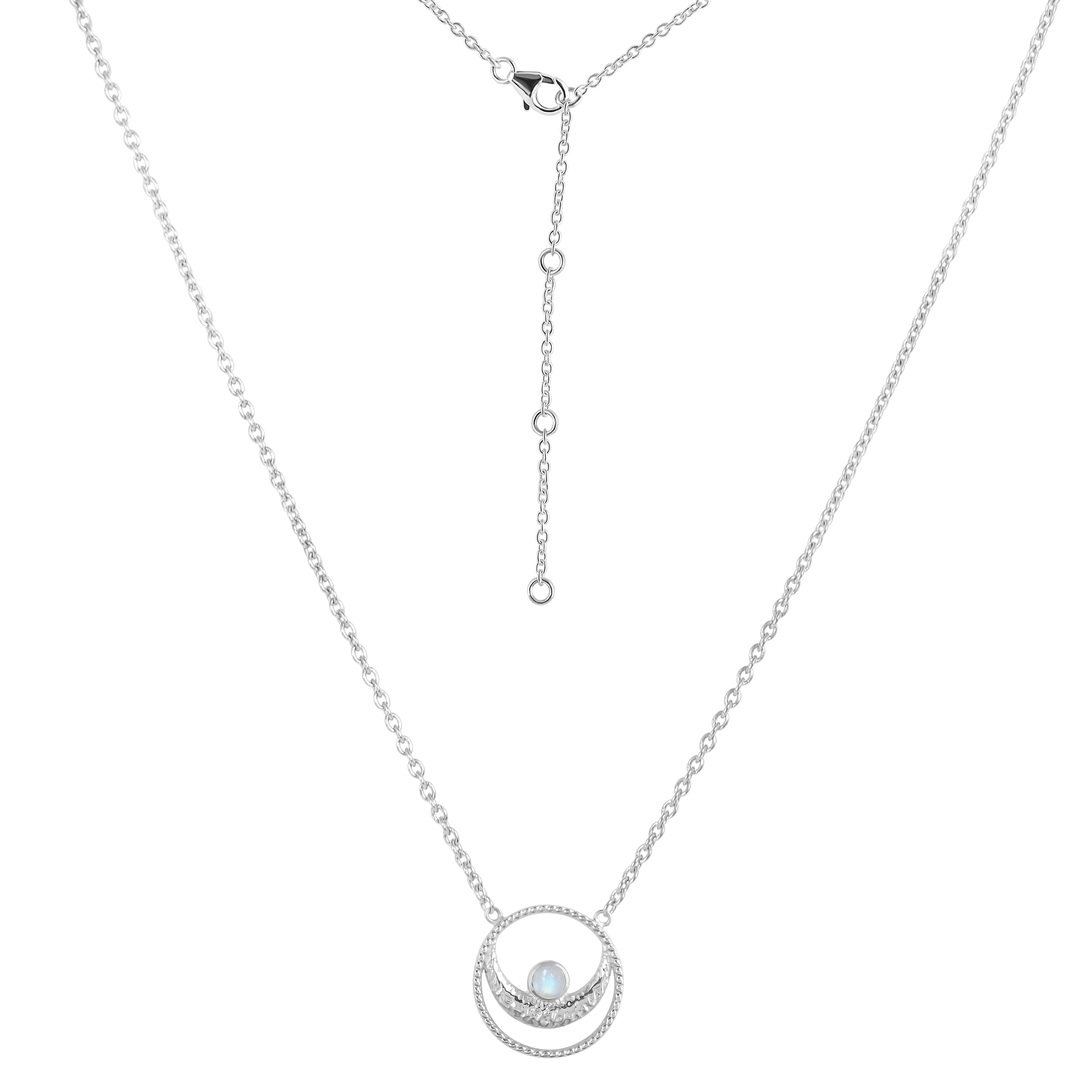 Moonstone Necklace-(RBM-JCN-10)