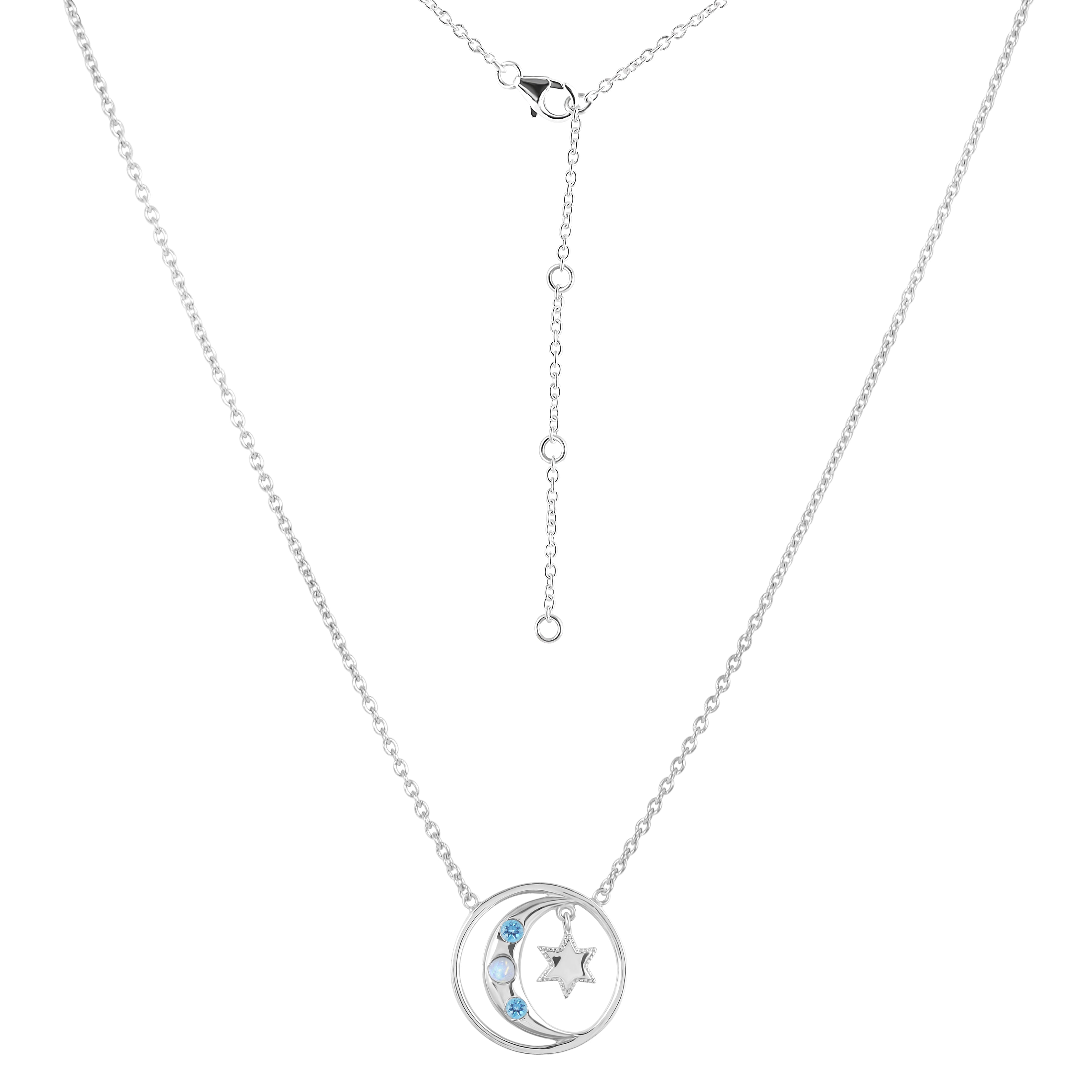 Moonstone Necklace-(RBM-JCN-4)