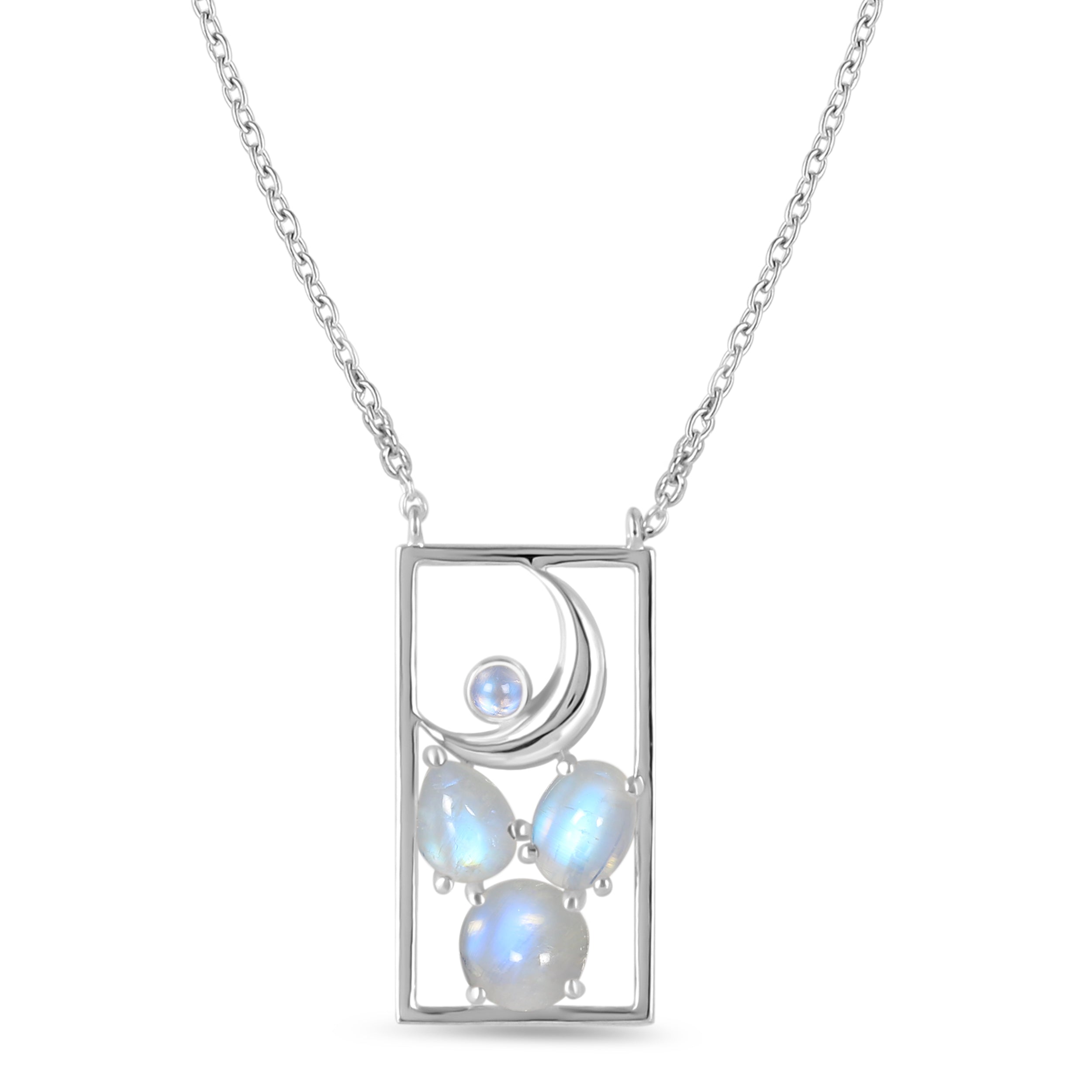 Moonstone Necklace-(RBM-JCN-42)