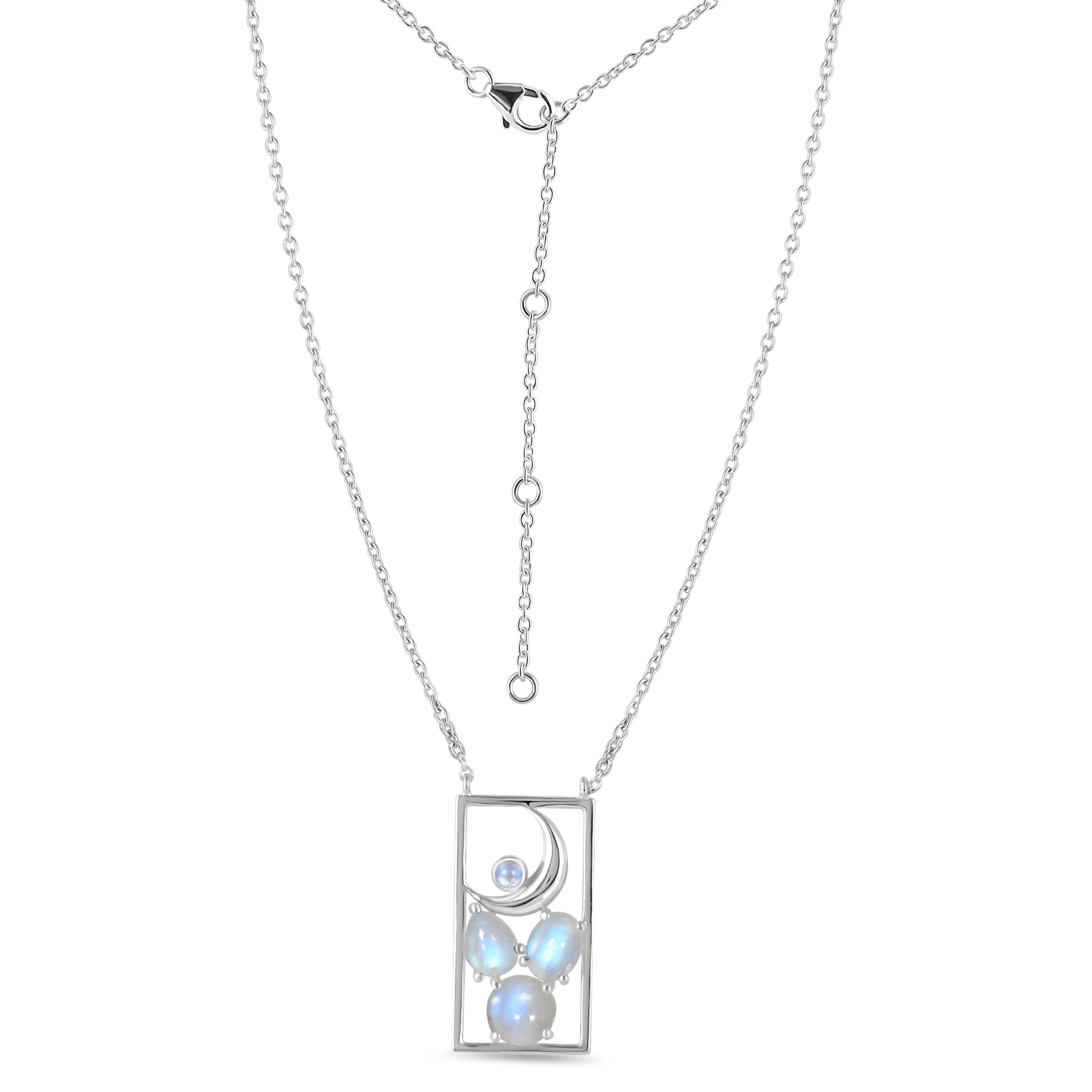 Moonstone Necklace-(RBM-JCN-42)