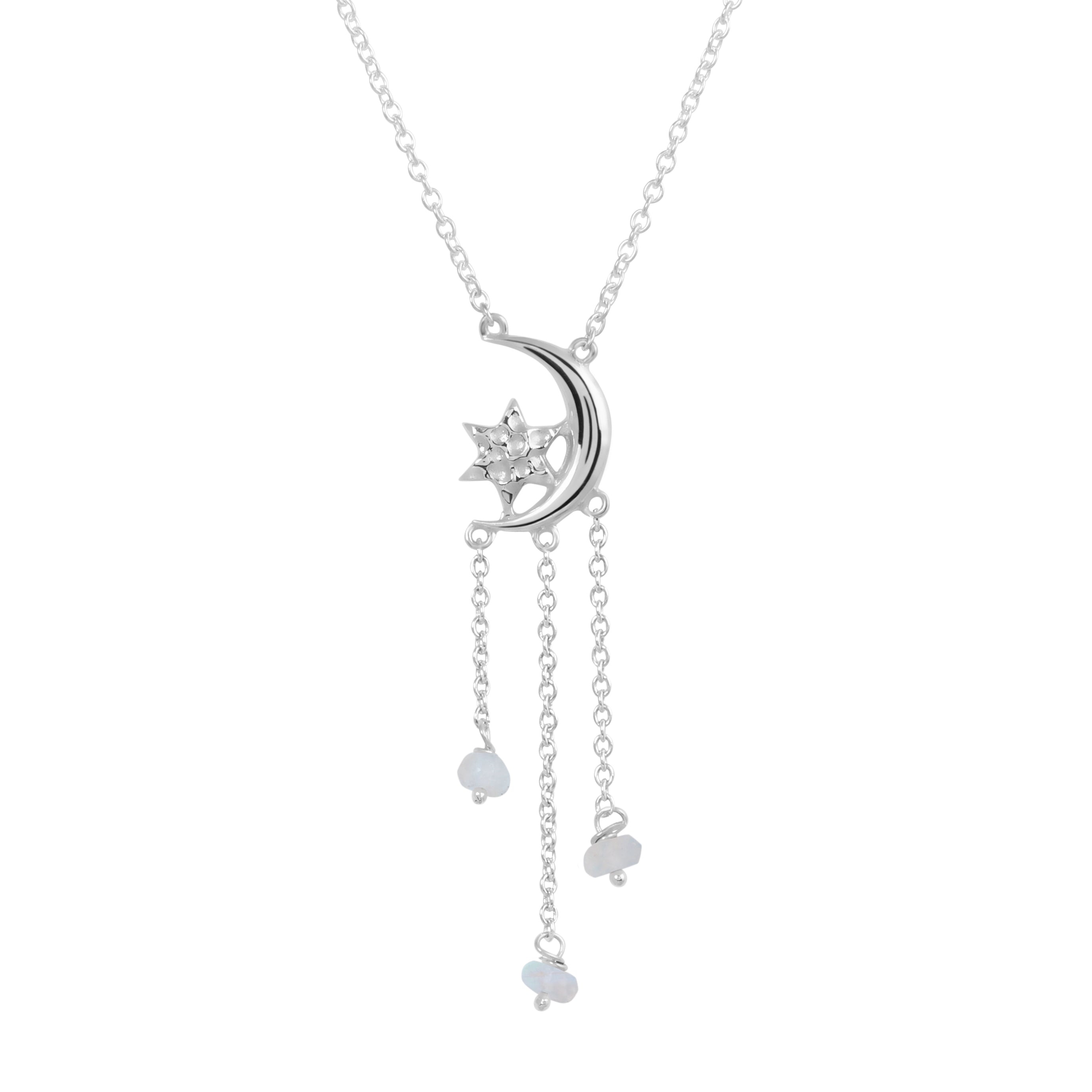 Moonstone Necklace-(RBM-JCN-5)