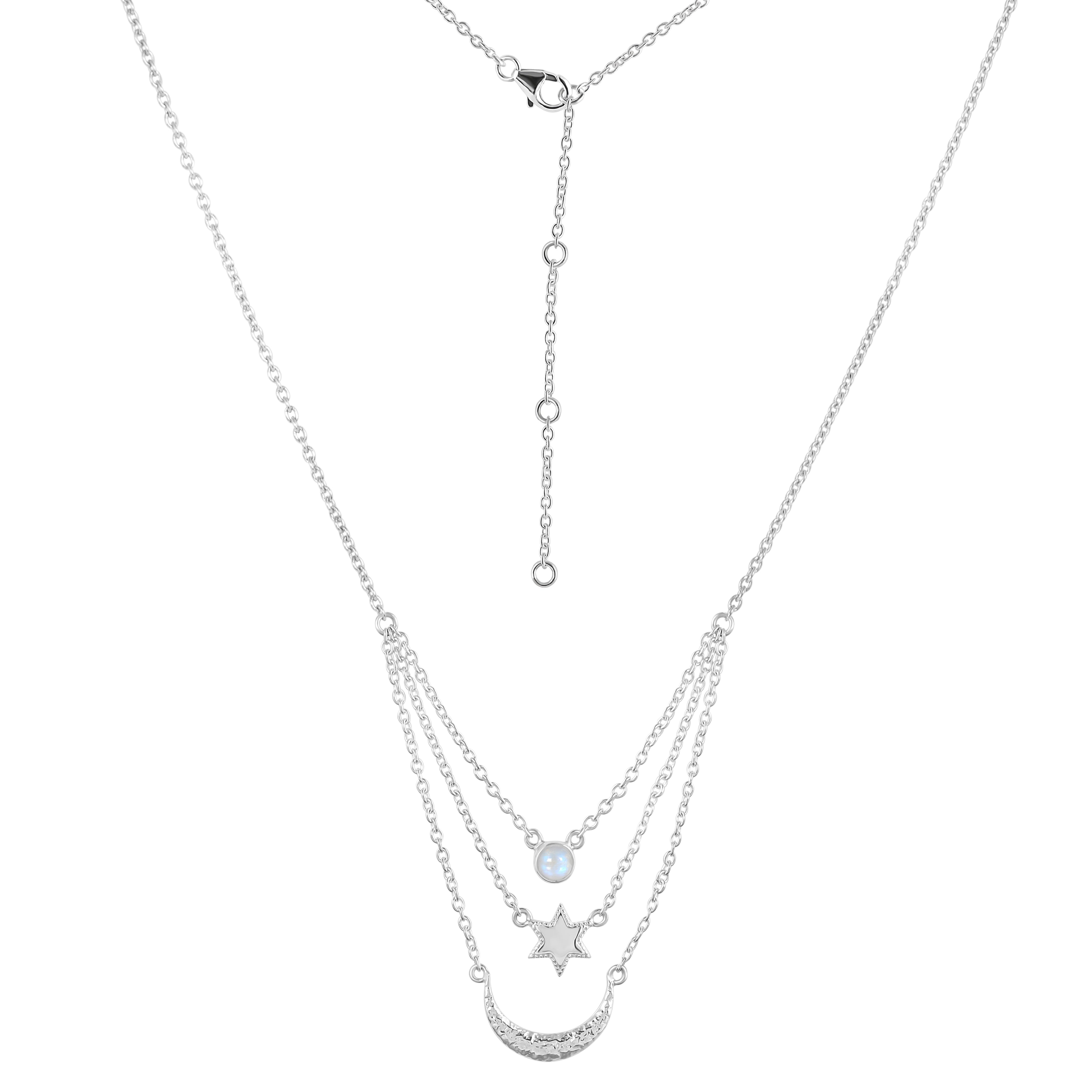 Moonstone Necklace-(RBM-JCN-8)
