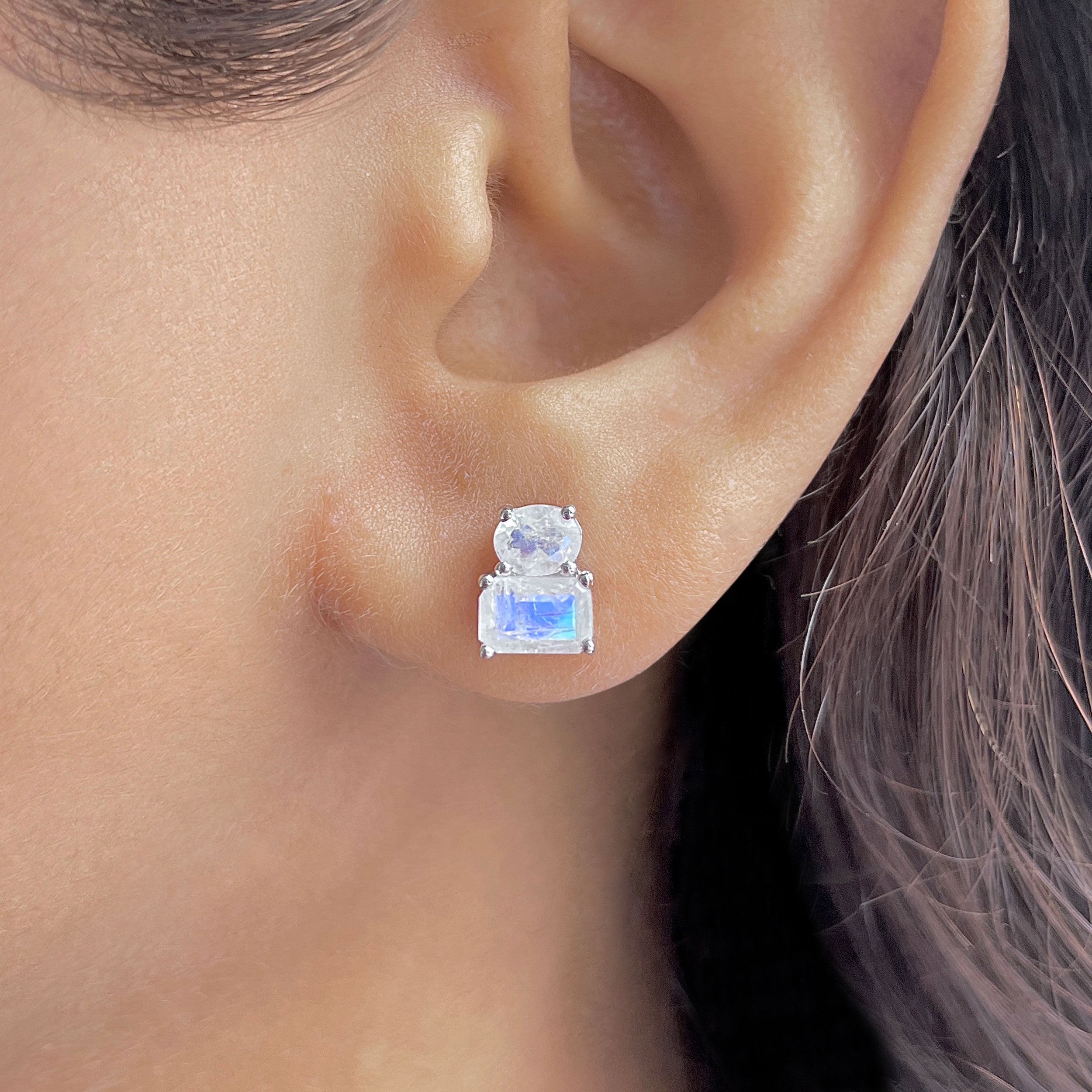 Moonstone Stud Earring-(RBM-RDE-1267.)