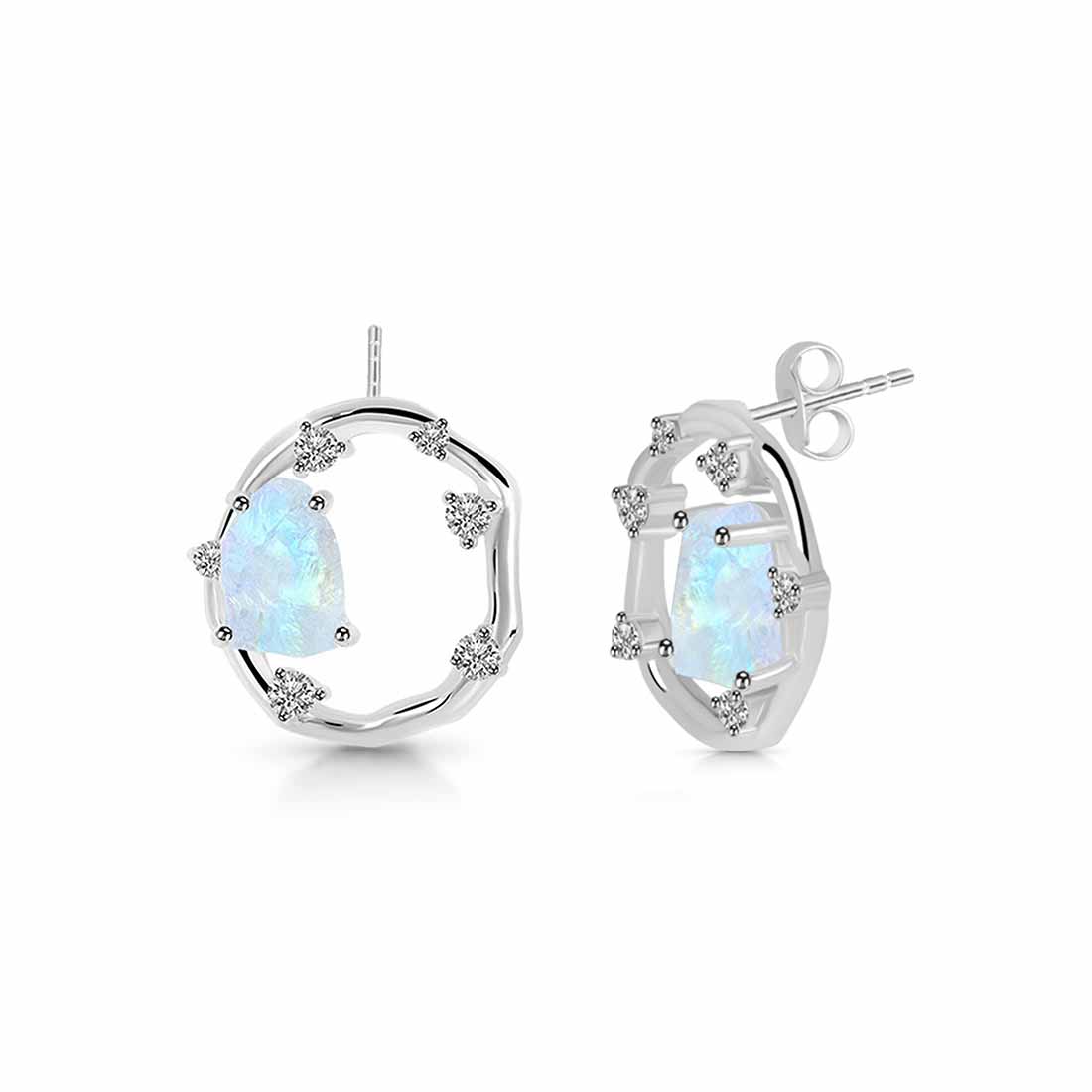 moonstone-raw-crystal-white-topaz-stud-earring-rbm-rde-1461