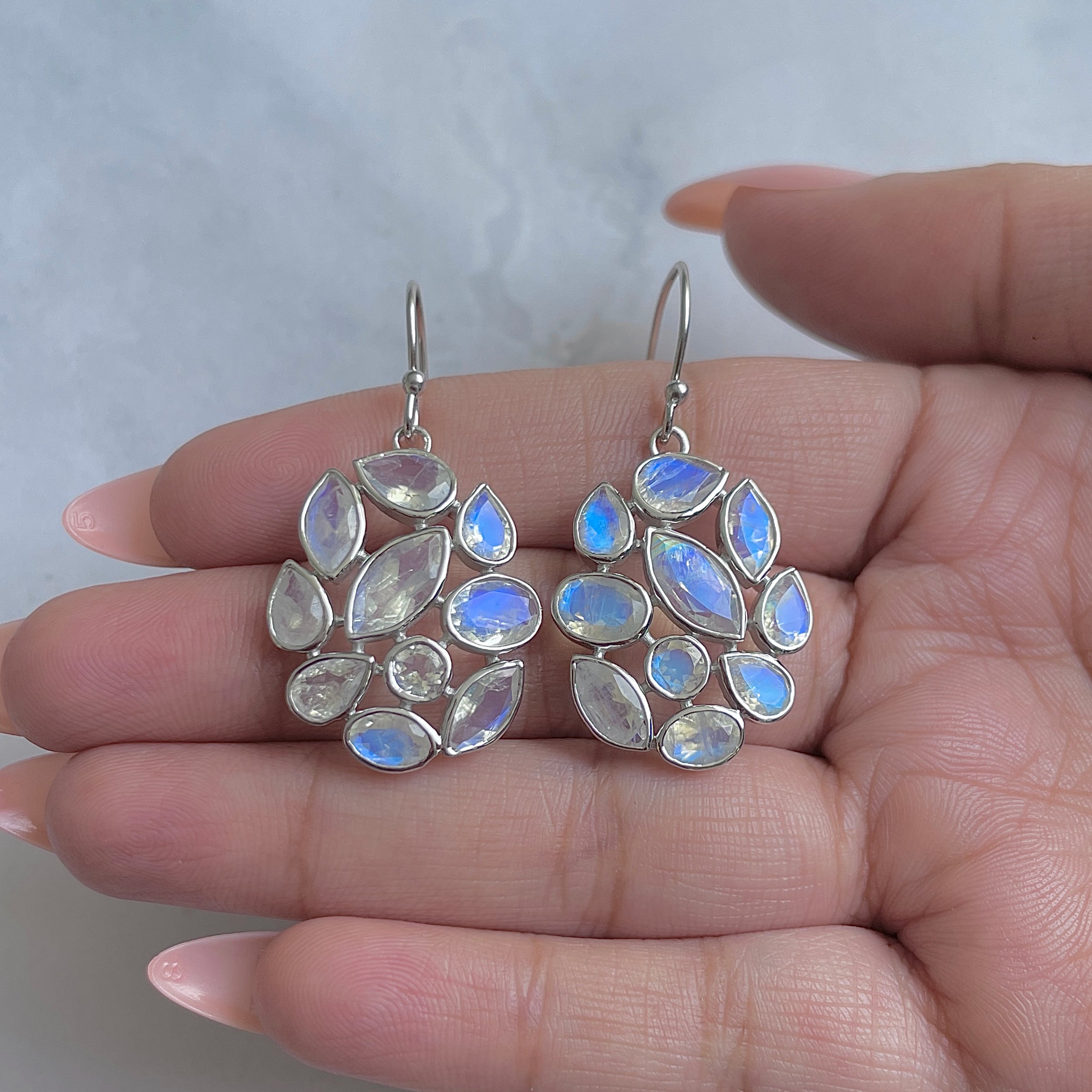 Moonstone Earring-(RBM-RDE-874.)
