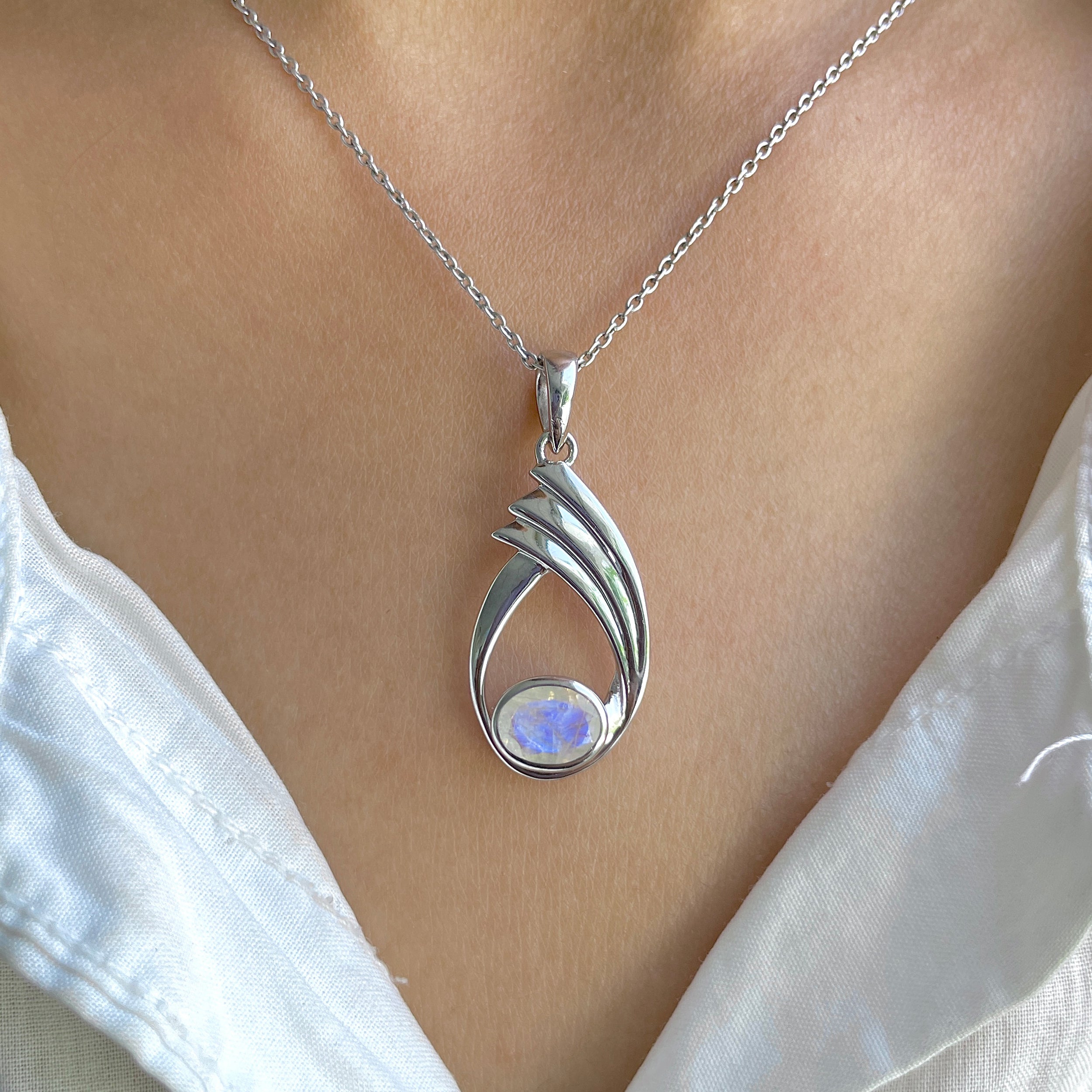 Moonstone Pendant-(RBM-RDP-131.)