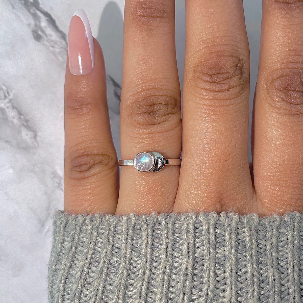 Moonstone Ring-(RBM-RDR-1052.)