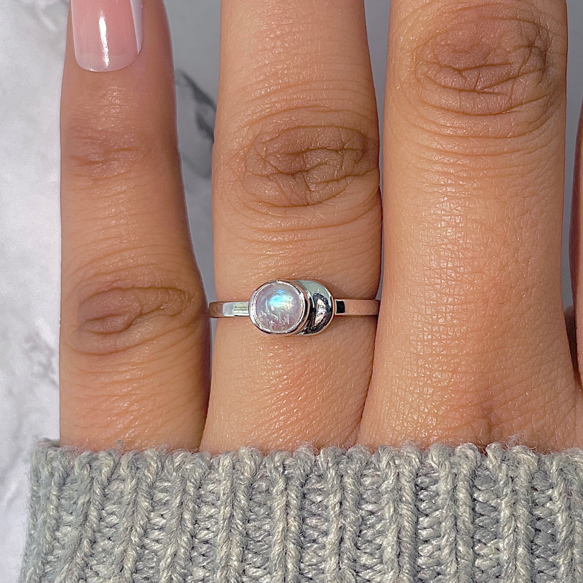 Moonstone Ring-(RBM-RDR-1052.)