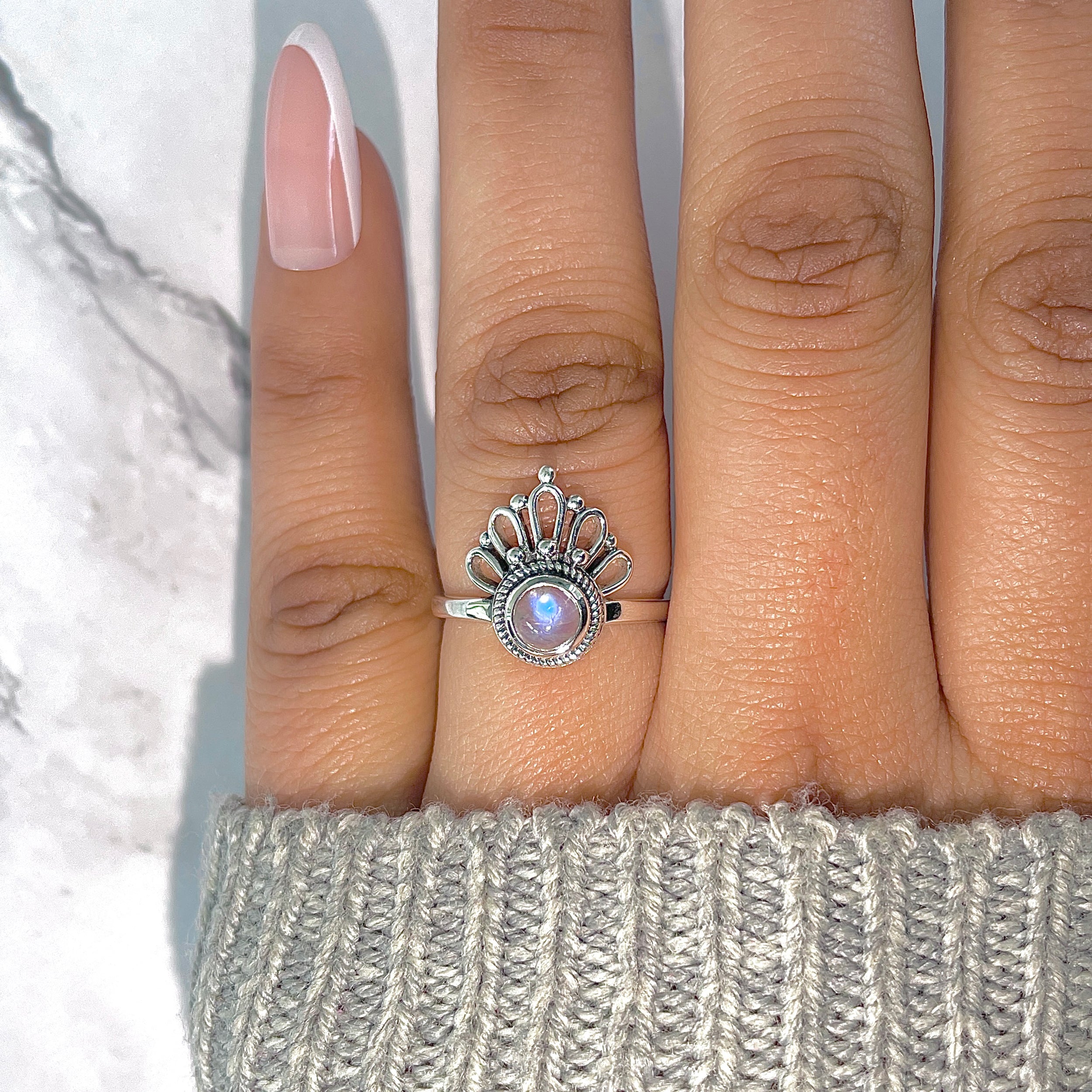 Moonstone Ring-(RBM-RDR-1305.)