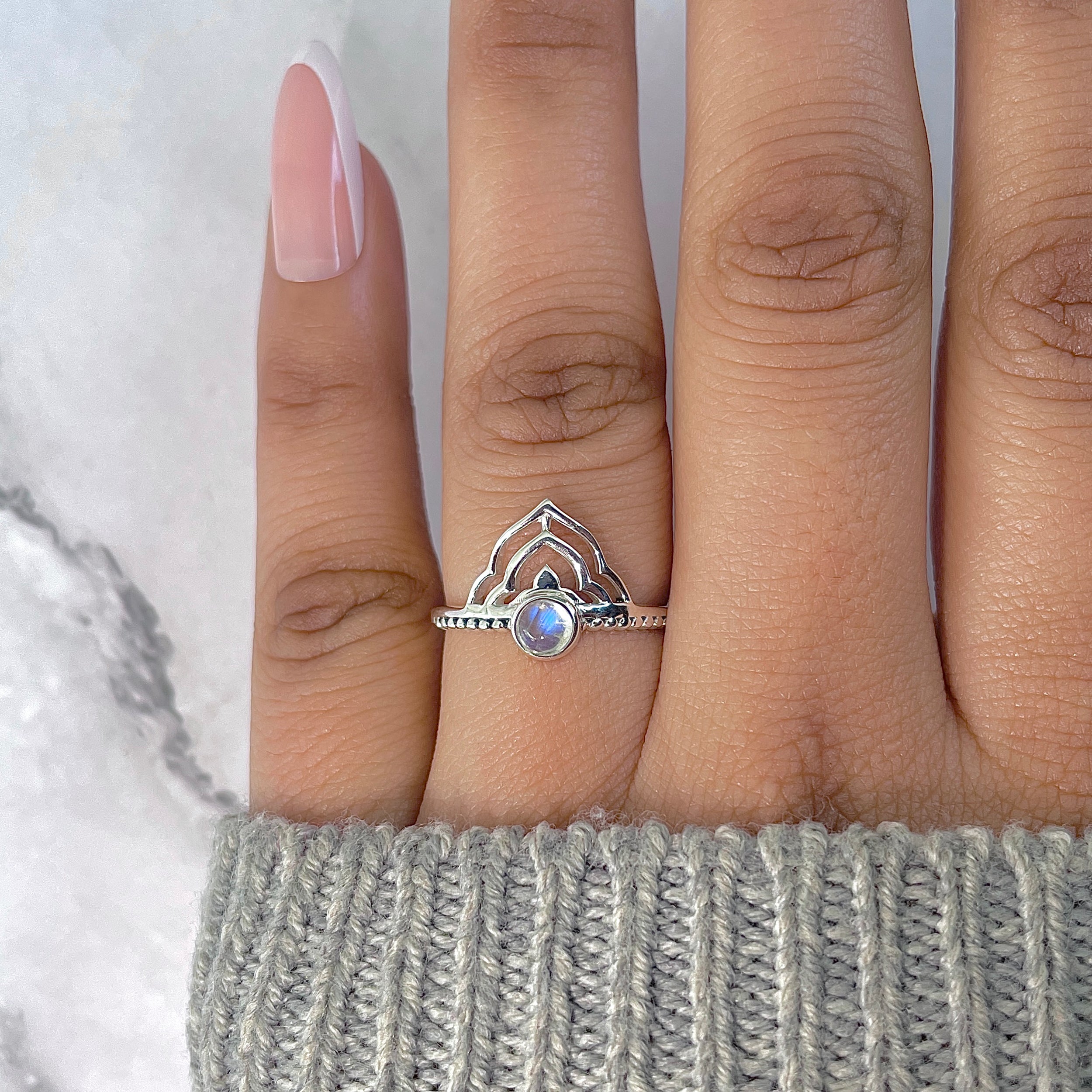 Moonstone Ring-(RBM-RDR-1328.)