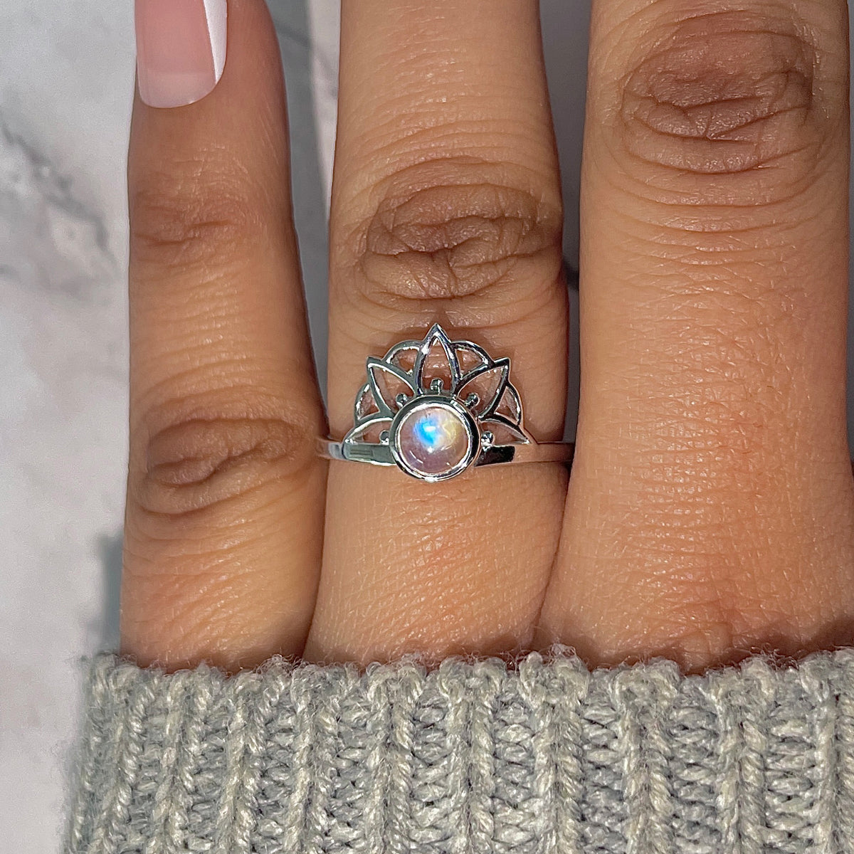 Moonstone Ring-(RBM-RDR-1329.)
