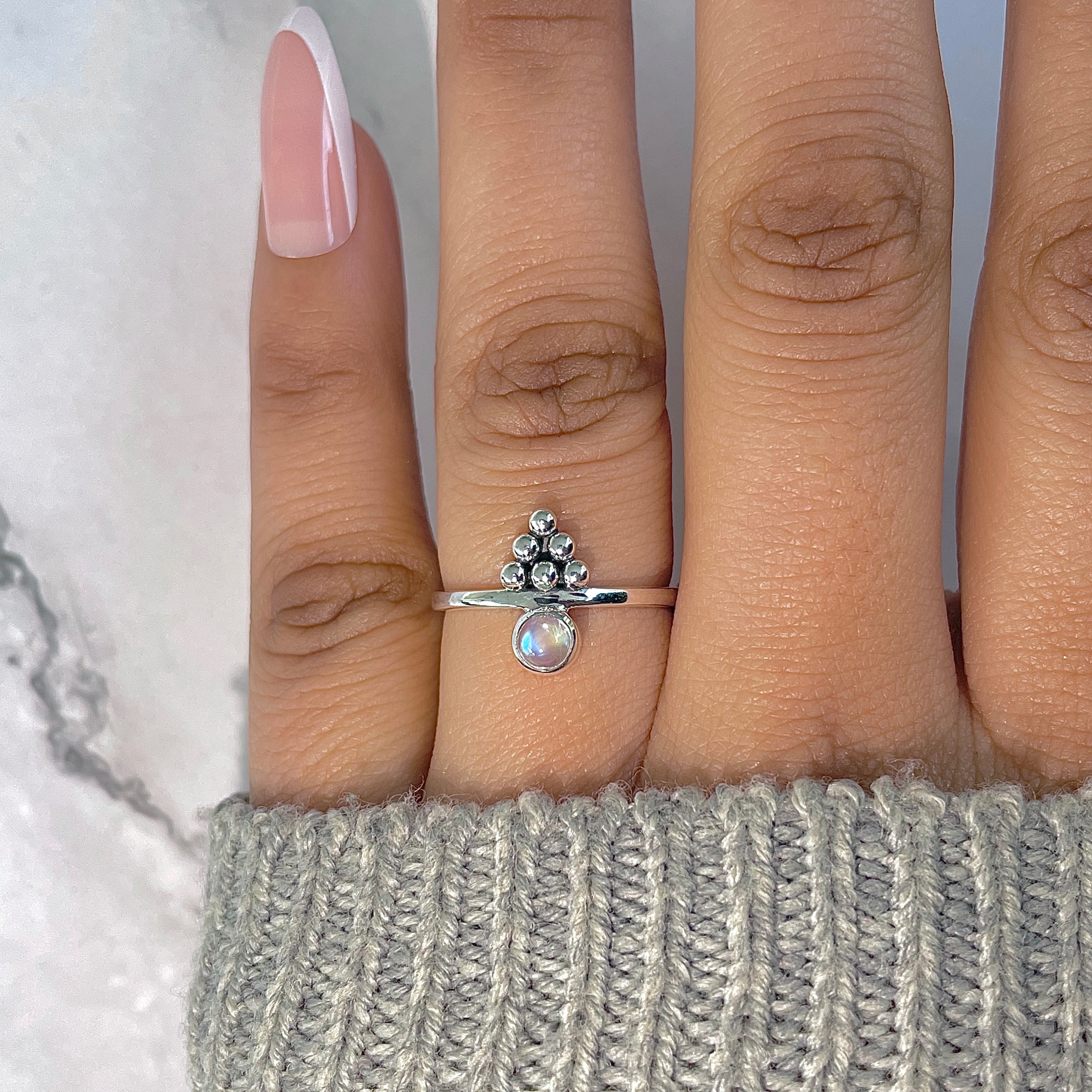 Moonstone Ring-(RBM-RDR-1332.)