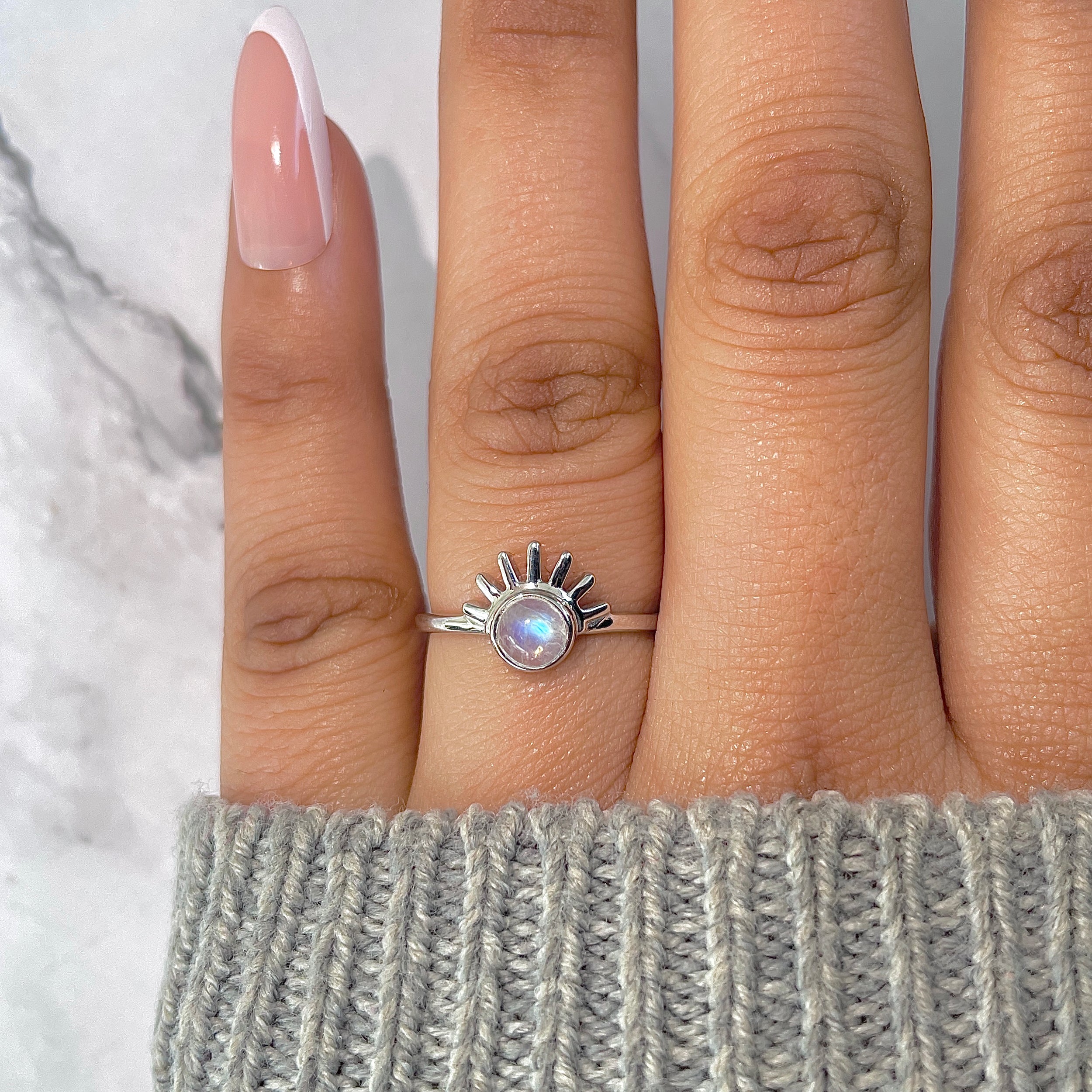 Moonstone Ring-(RBM-RDR-1340.)