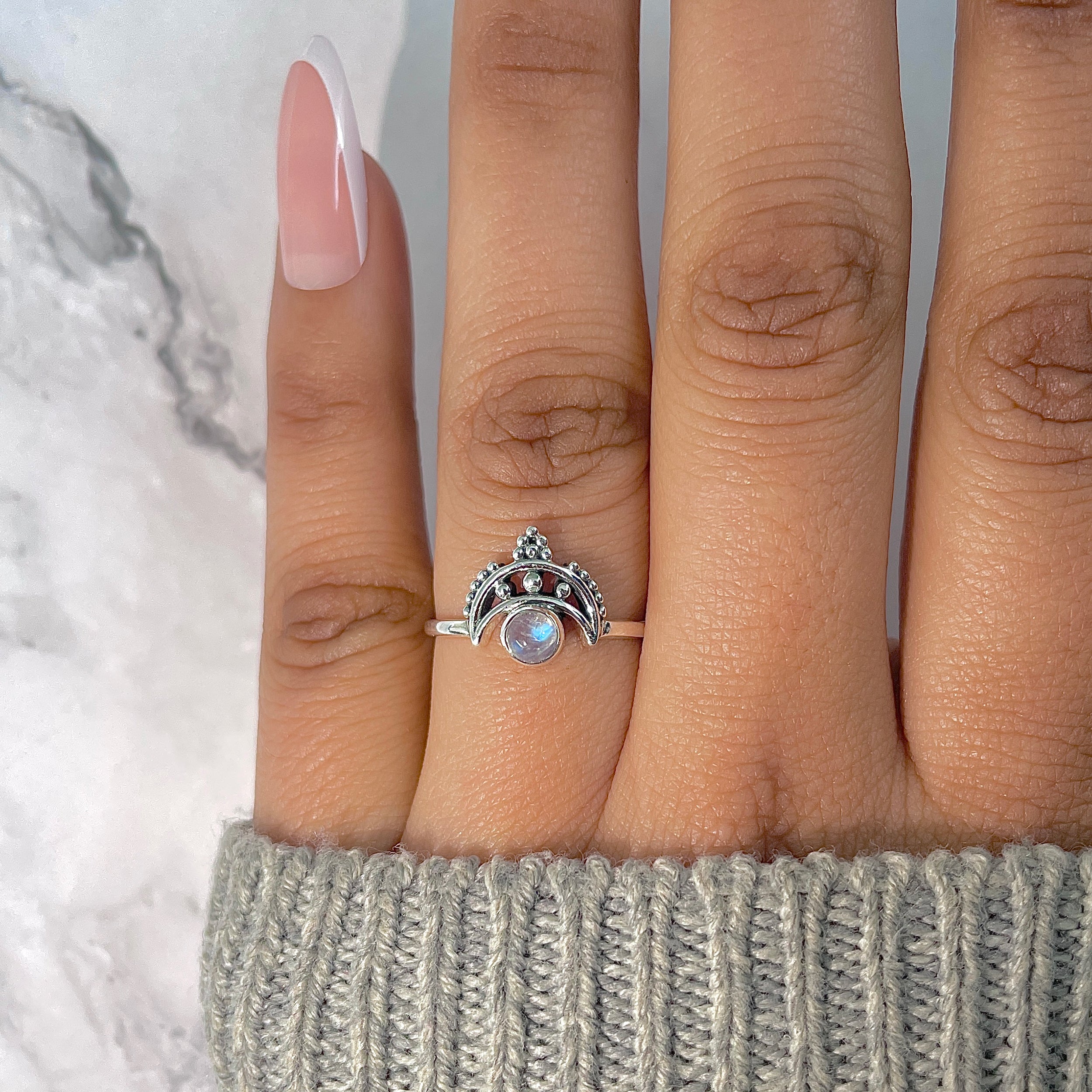 Moonstone Ring-(RBM-RDR-1344.)