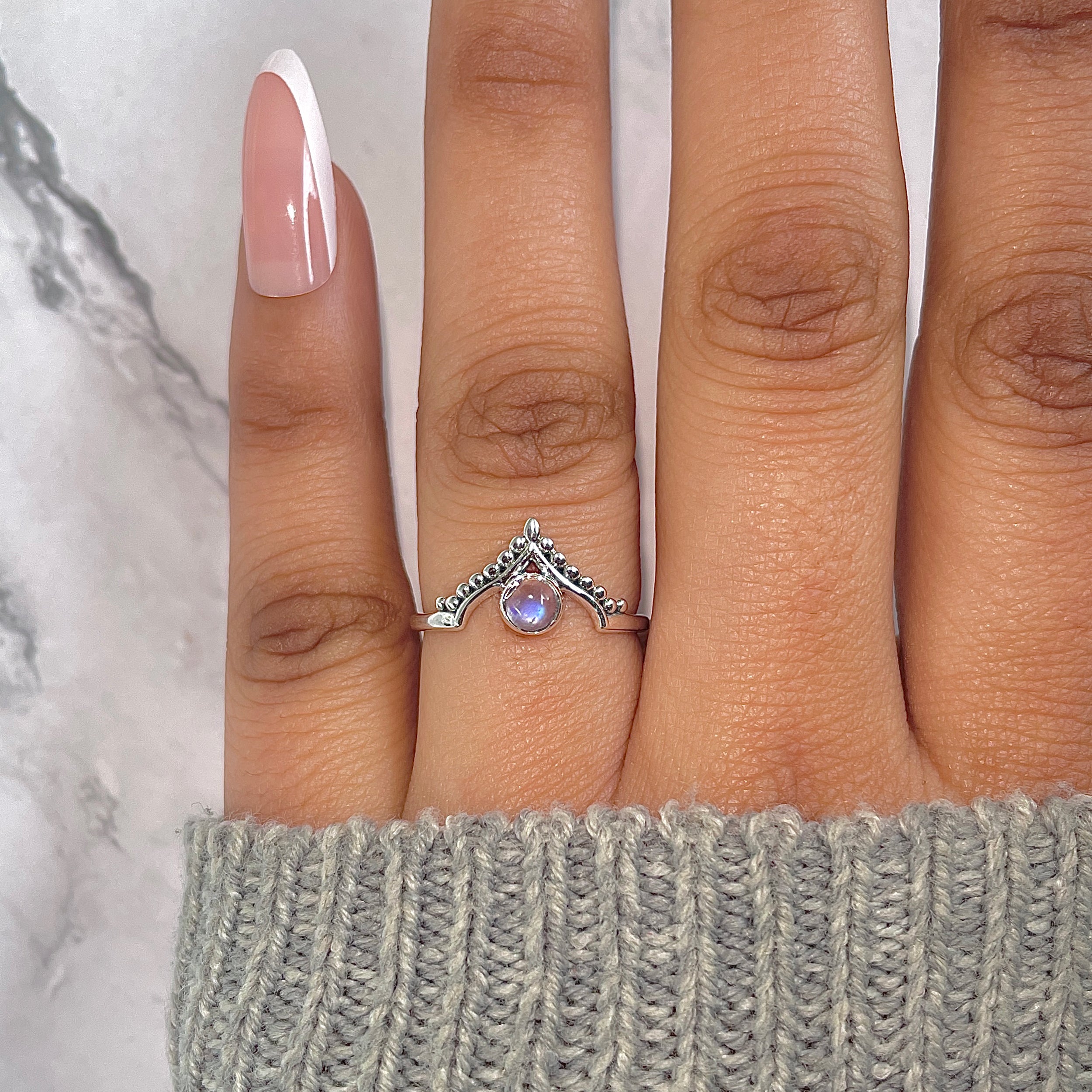 Moonstone Ring-(RBM-RDR-1345.)