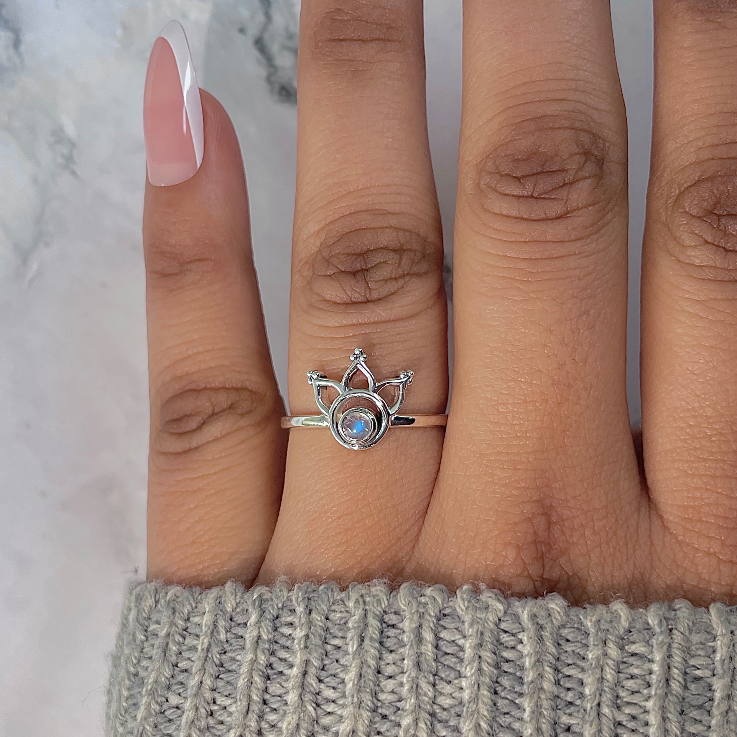 Moonstone Ring-(RBM-RDR-1362.)
