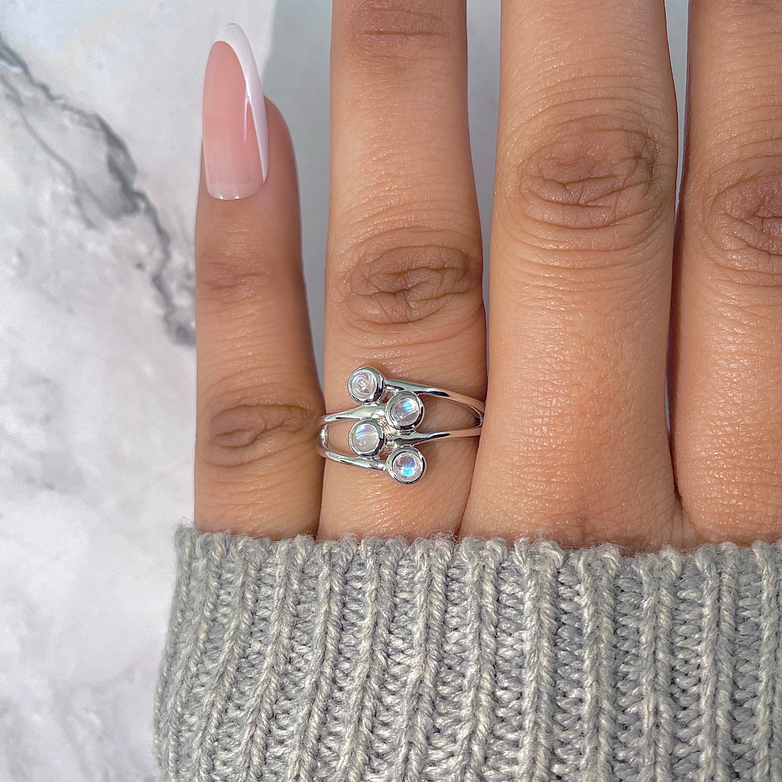 Moonstone Ring-(RBM-RDR-1638.)