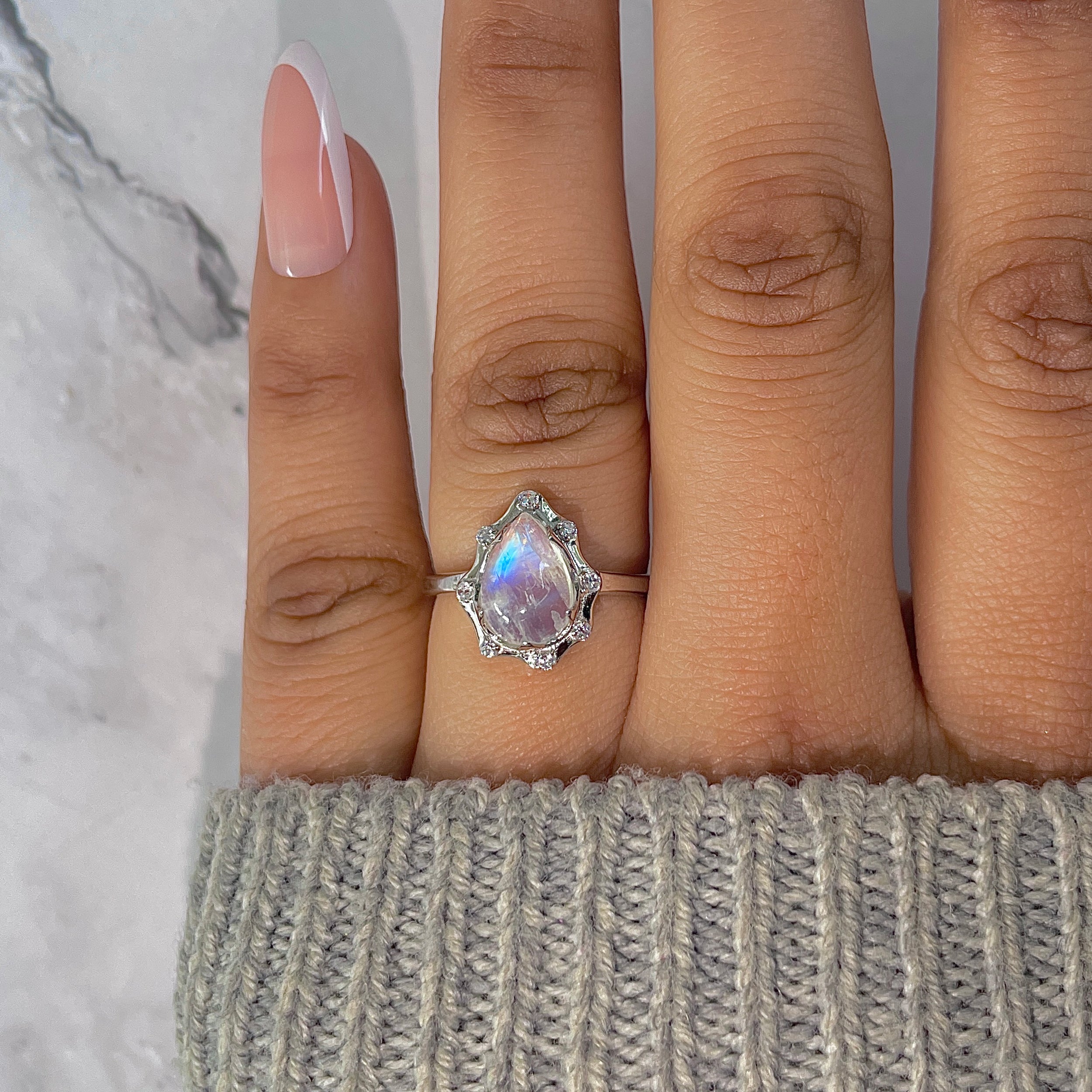 Moonstone Ring-(RBM-RDR-2220.)