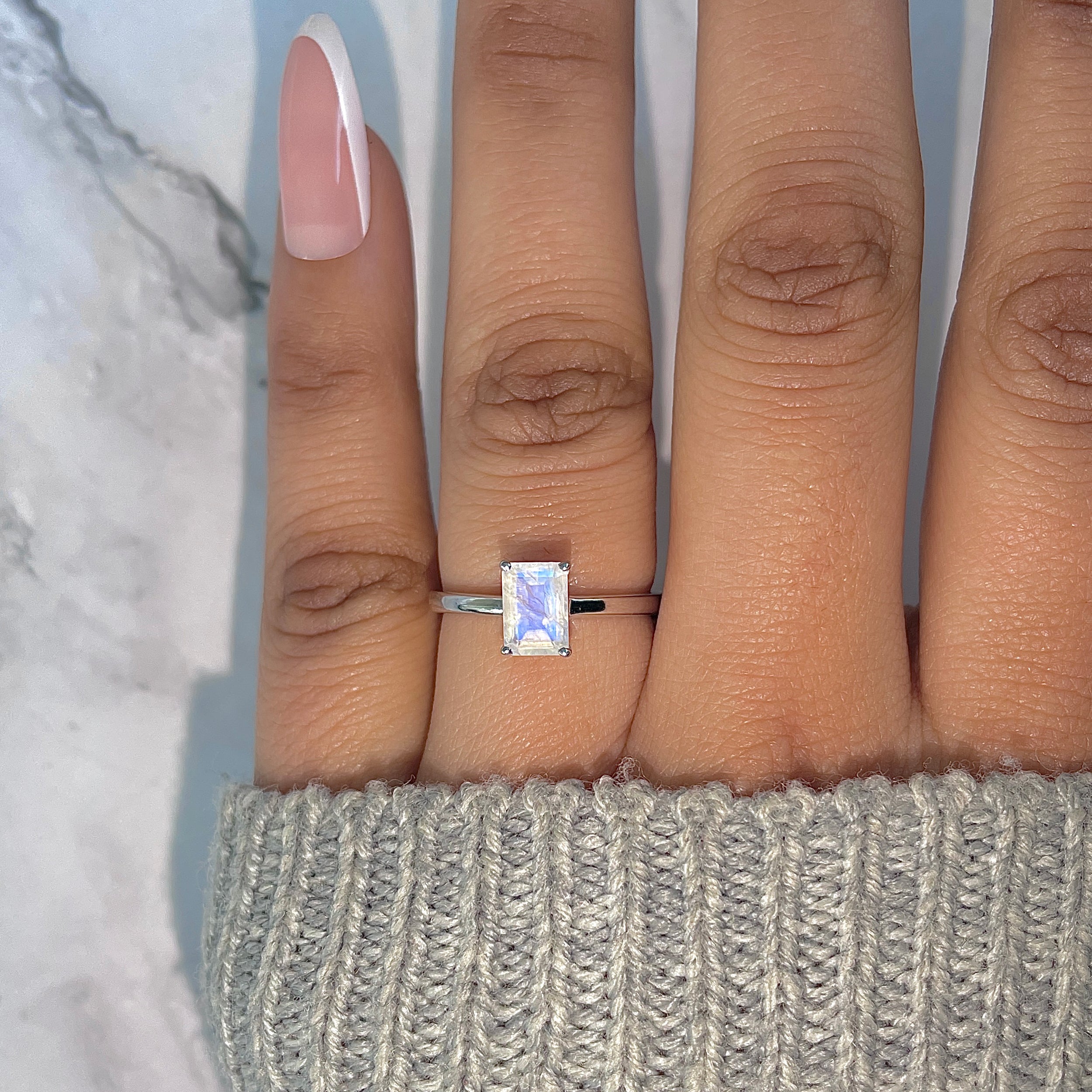 Moonstone Ring-(RBM-RDR-241.)