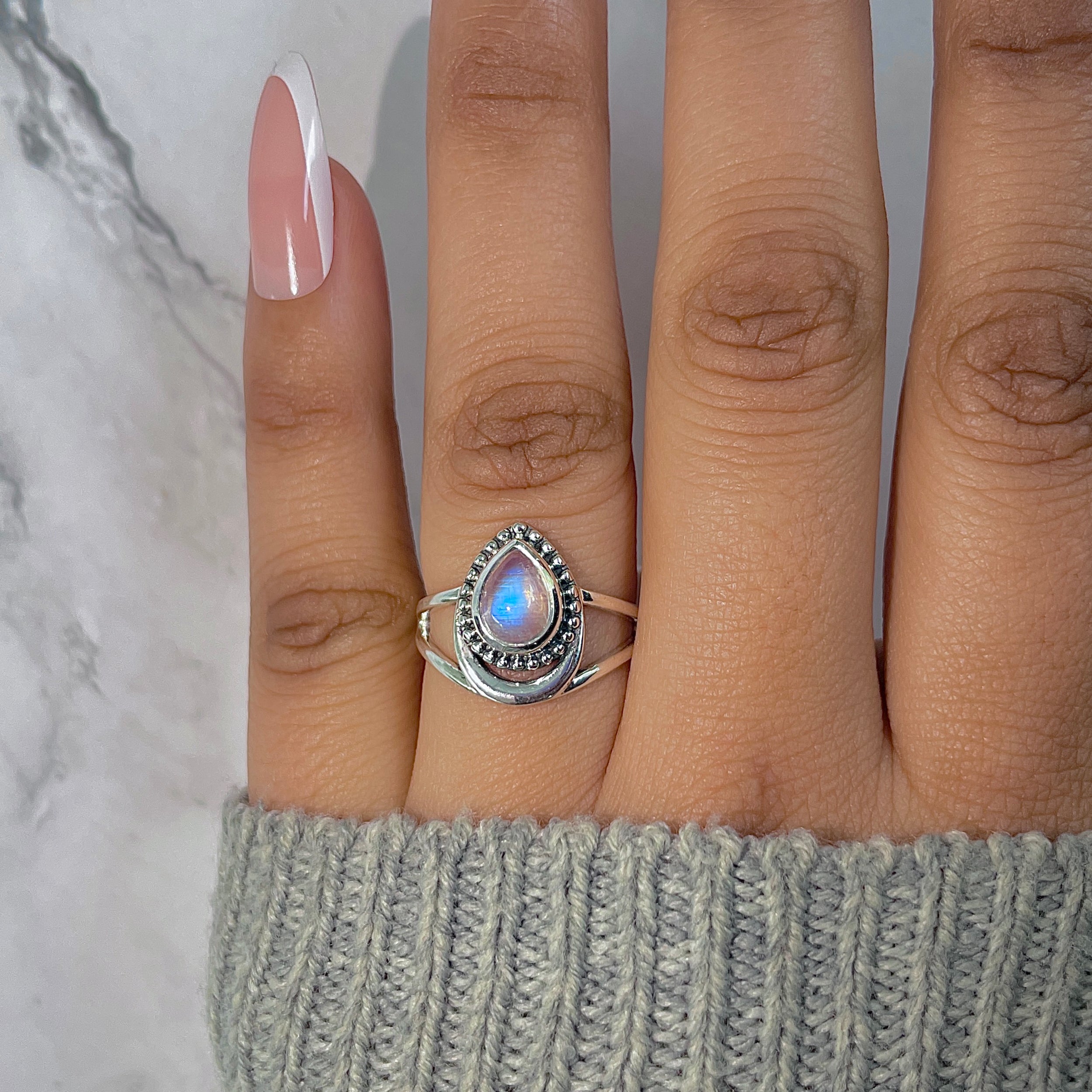 Moonstone Ring-(RBM-RDR-746.)