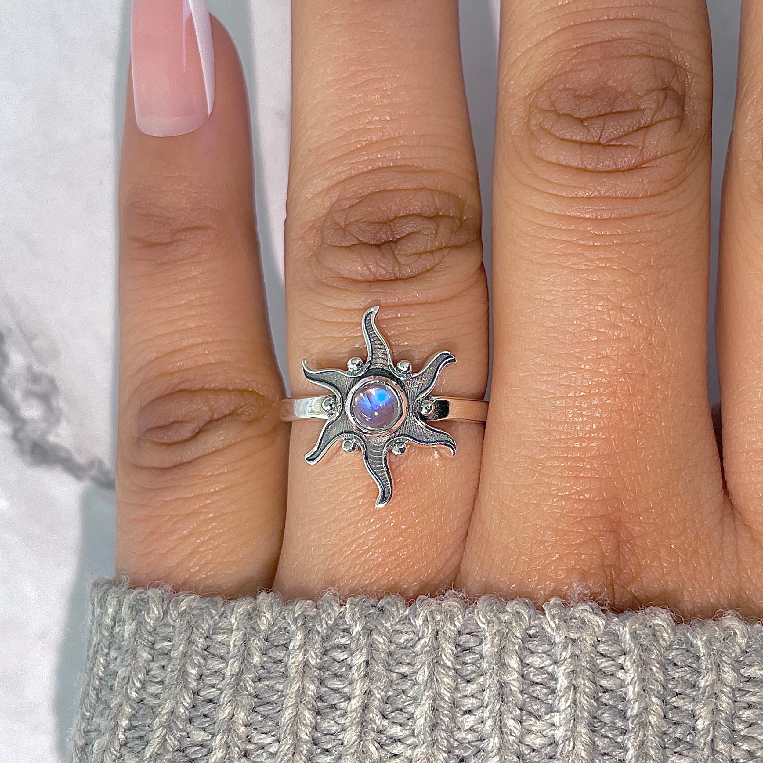 Moonstone Ring-(RBM-RDR-979.)