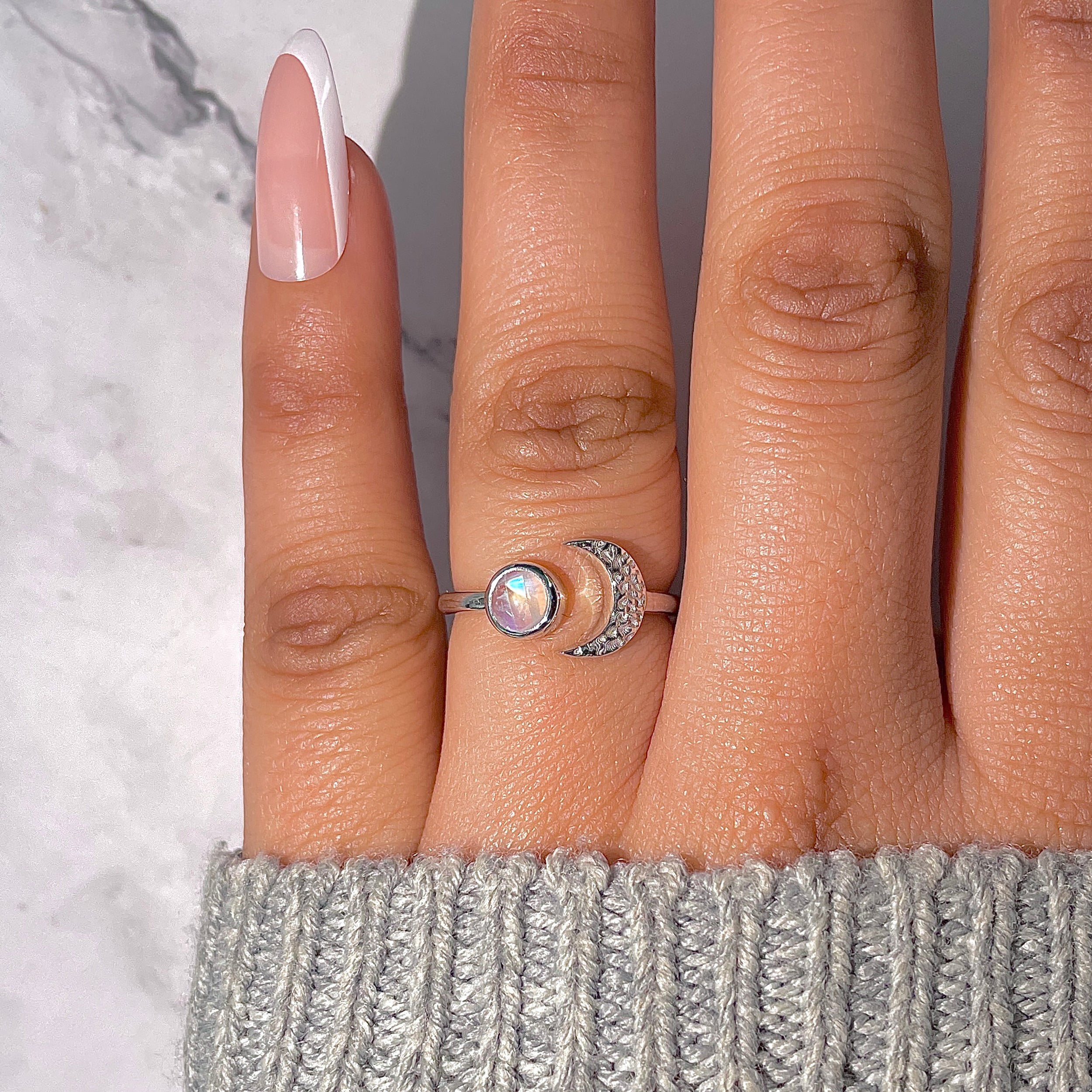 Moonstone Ring-(RBM-RR-12.)