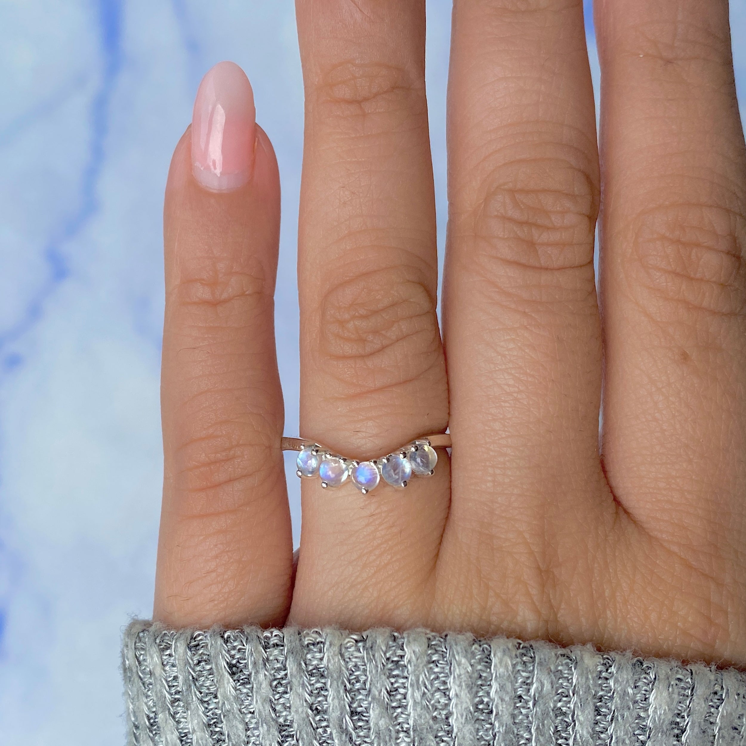 Moonstone Ring-(RBM-RDR-1634.)