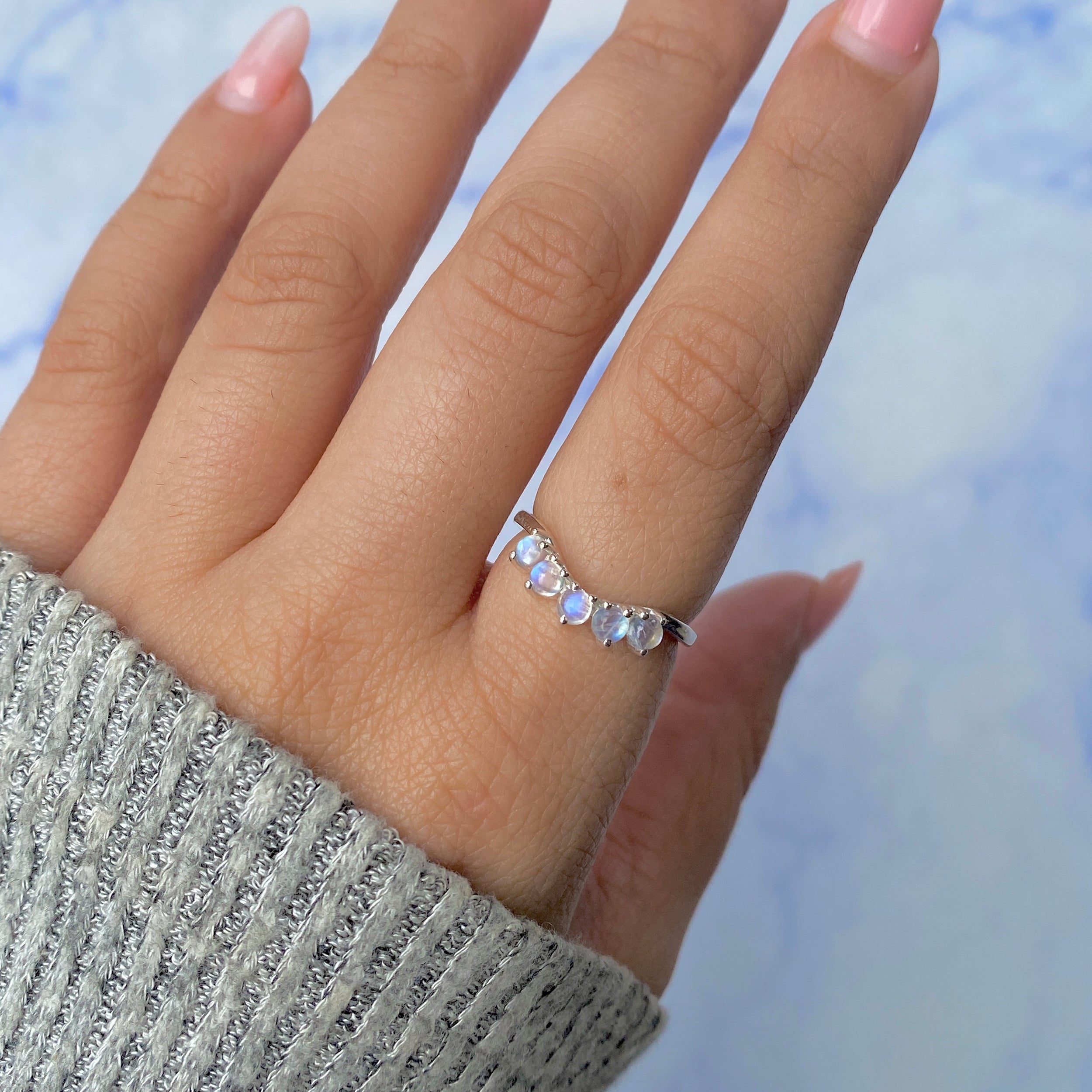 Moonstone Ring-(RBM-RDR-1634.)
