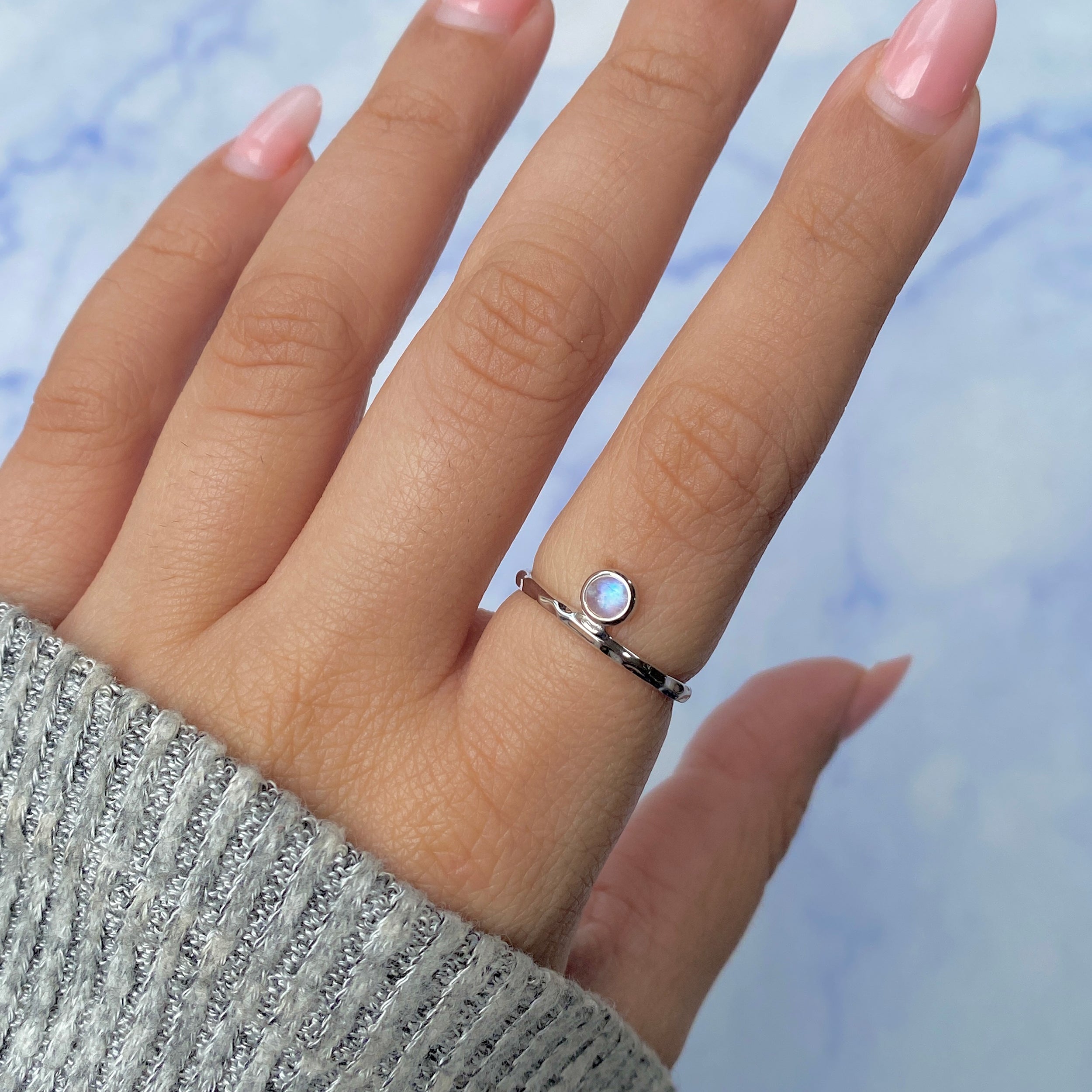 Moonstone Ring-(RBM-RDR-1635.)