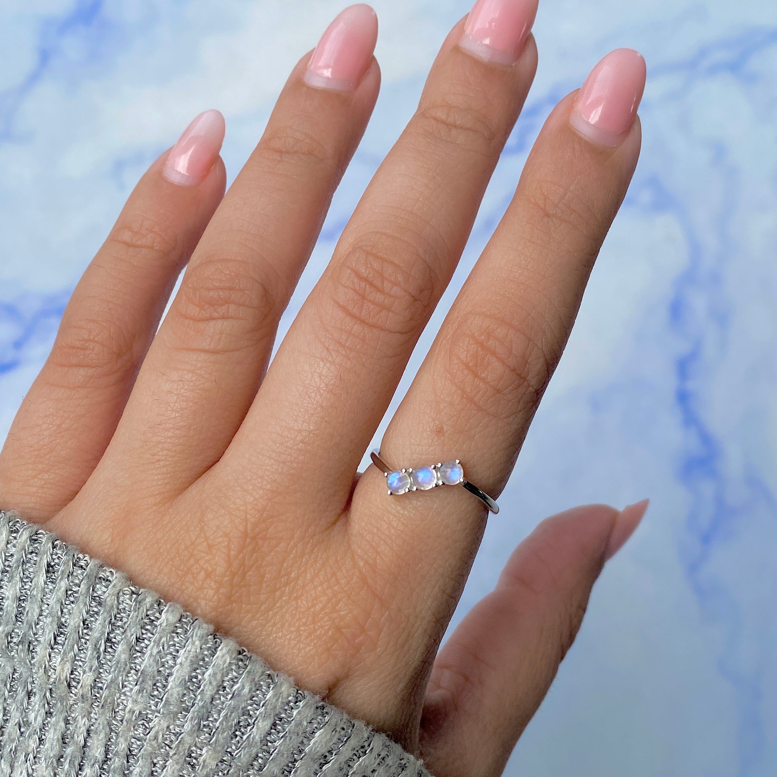 Moonstone Ring-(RBM-RDR-1658.)