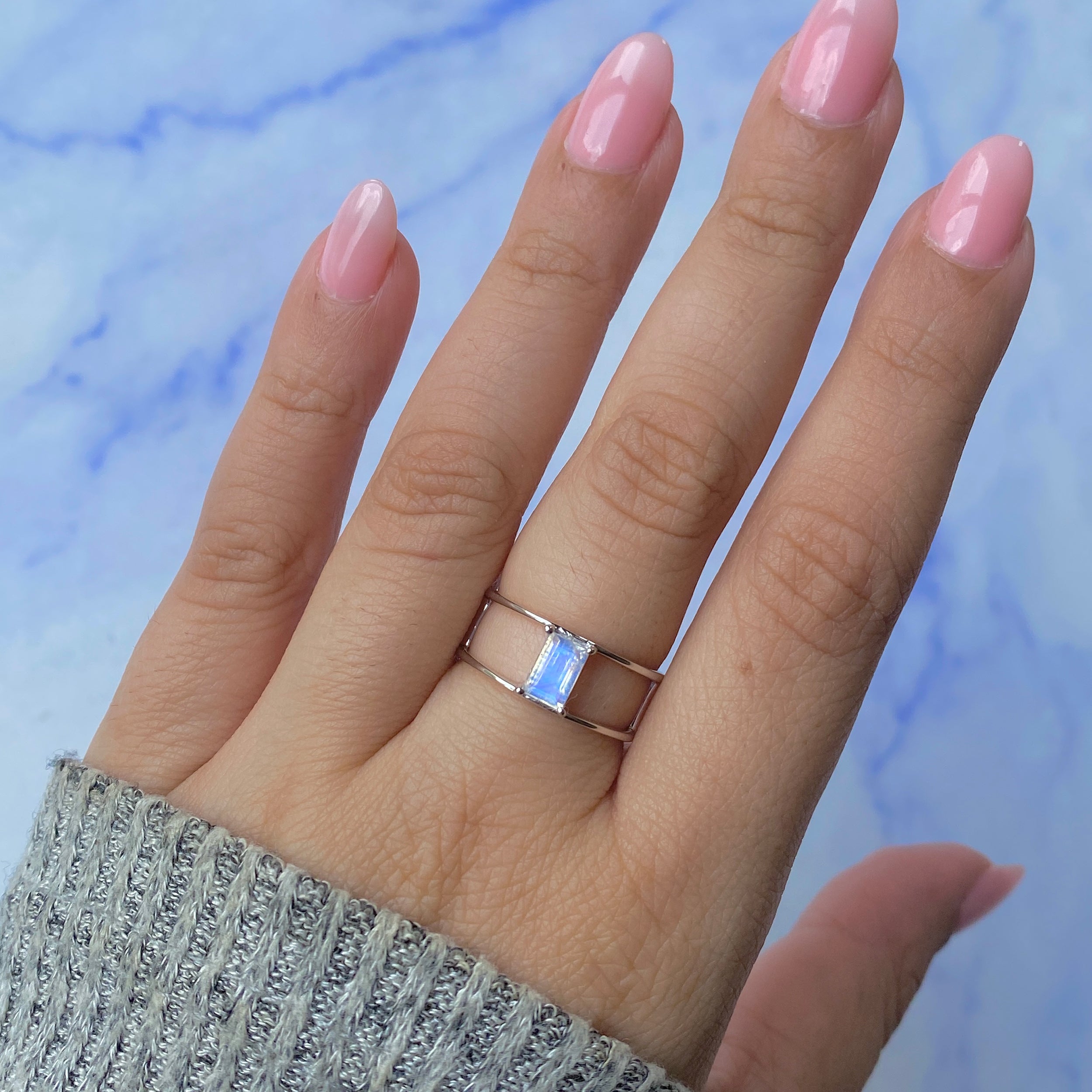 Moonstone Ring-(RBM-RDR-1690.)