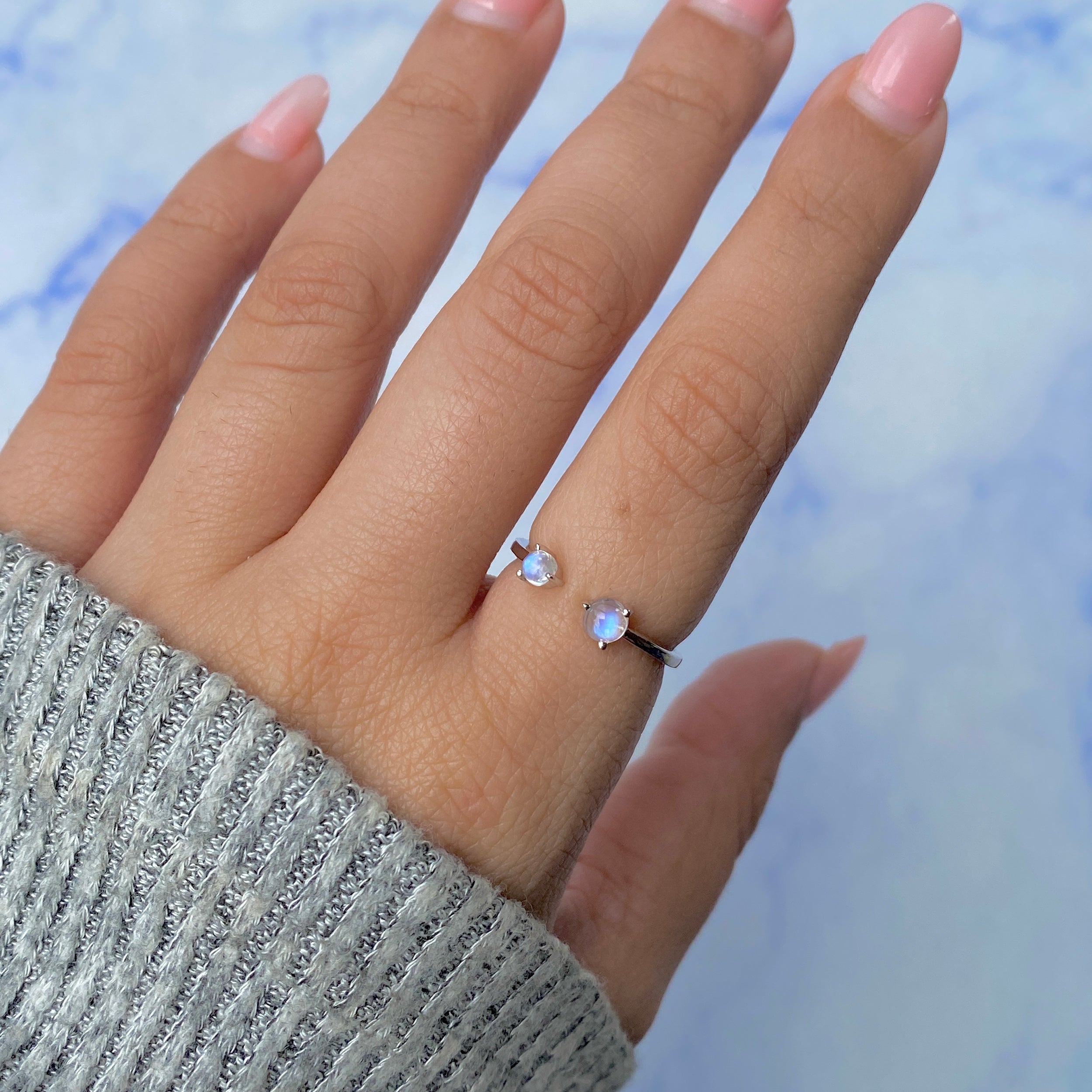 Moonstone Ring-(RBM-RDR-1713.)